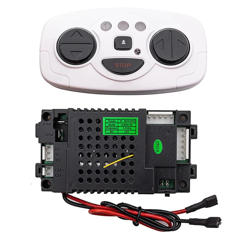 12V CLB084-4F 2,4G Fernbedienung für Kinder-Elektrofahrzeuge, Empfänger für Kinder-Elektroauto Ersatzteile