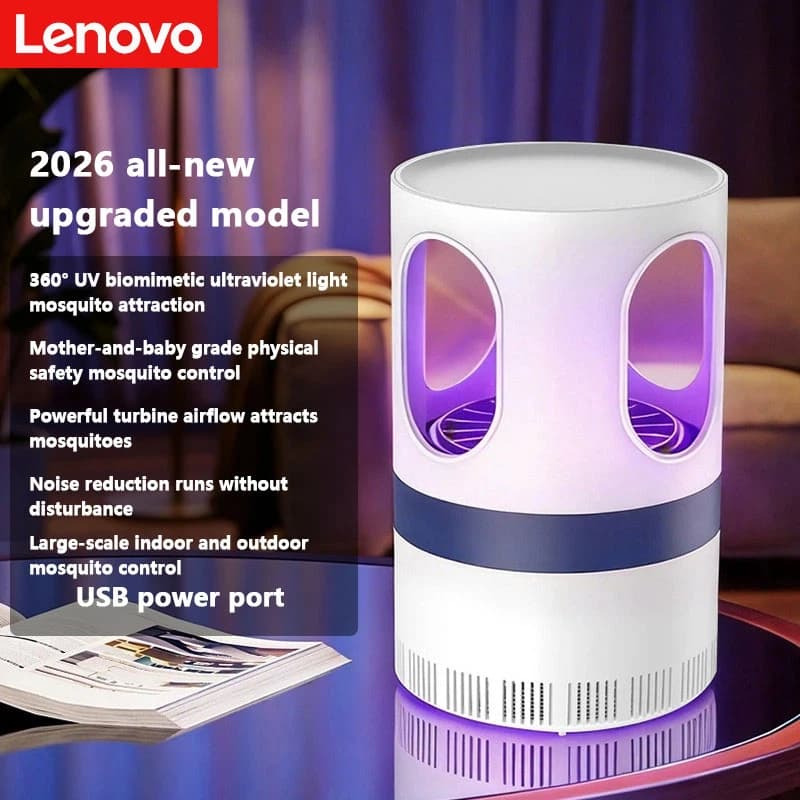 Lenovp Mückenkiller-Lampe, physikalisch, für den Haushalt, für Kleinkinder, Schwangere, leistungsstarkes violettes Licht, speziell für den