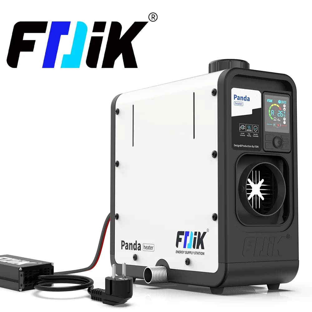 FDIK Dieselheizungen, 8 kW, 12 V, 24 V, 220 V, Standheizung mit geräuscharmer Pumpe, tragbare Heizung für Camping, Lager, LKW, Boot