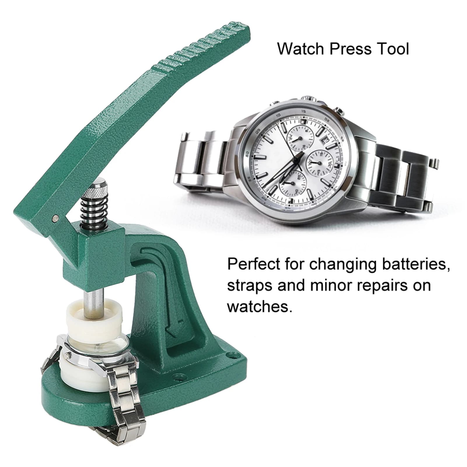 Kristall Uhr Presse Werkzeug Armbanduhr Zurück Fall Abdeckung Drücken mit Matrizen Professionelle Reparatur Werkzeug Uhr Kristall Presse Uhr Presse