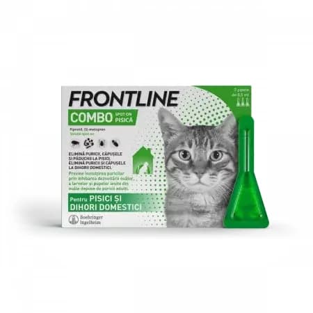 Frontline Combo Spot on für Katzen, 3 Pipetten, Frontline