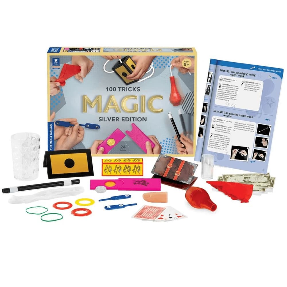 The 100 Tricks Magic Collection Silberne Ausgabe, +8 Jahre, Thames&Kosmos