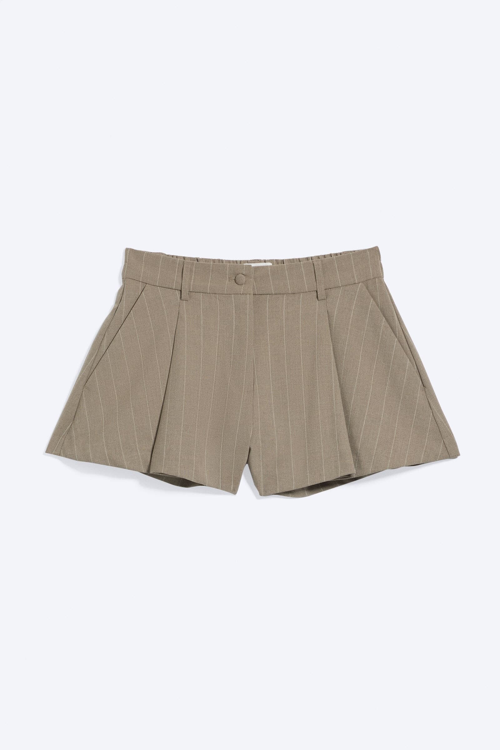 Legere Mini-Anzugshorts mit Bundfalten