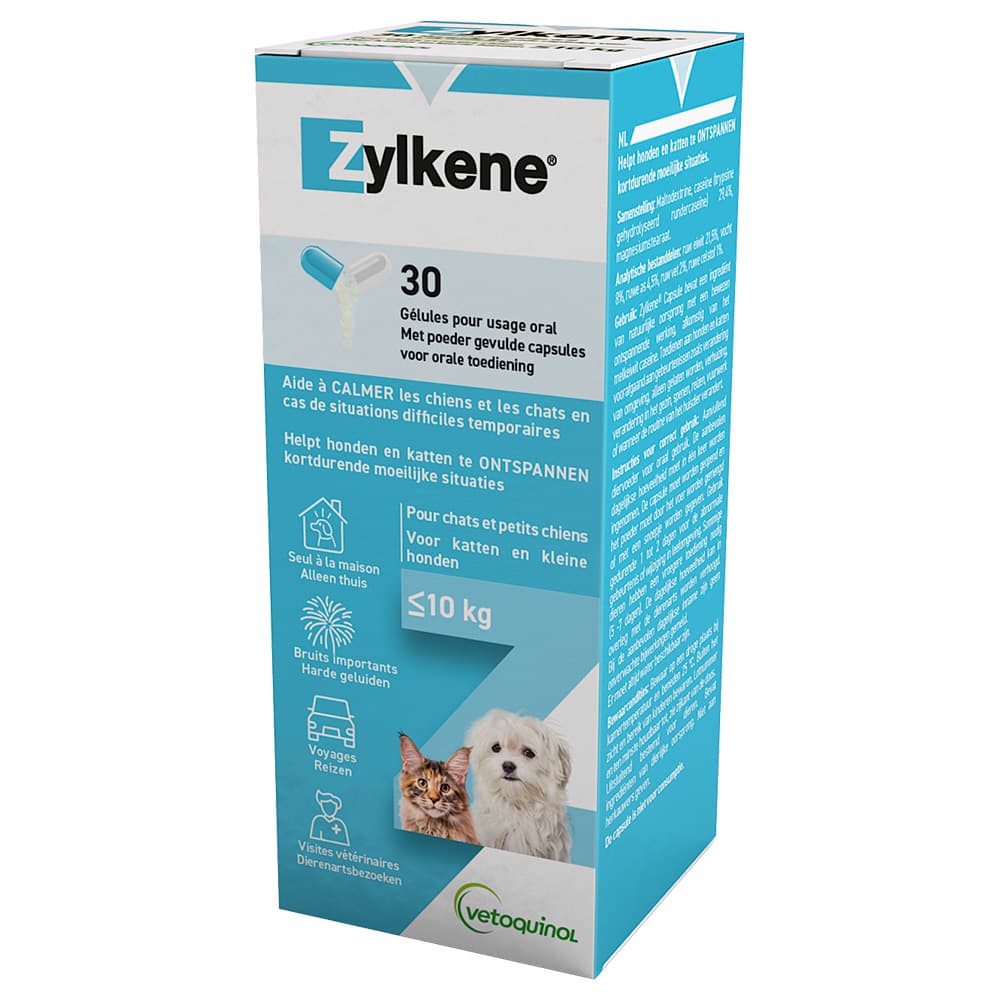 Zylkene Kapseln 75 mg Hund/Katze < 10 kg - 30 Stück