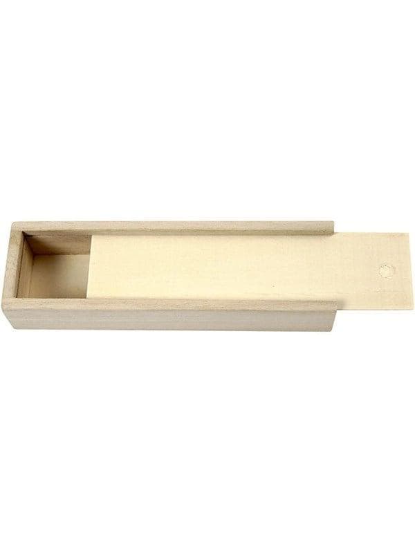 Creativ Company Wooden Pencil Case with Sliding Lid