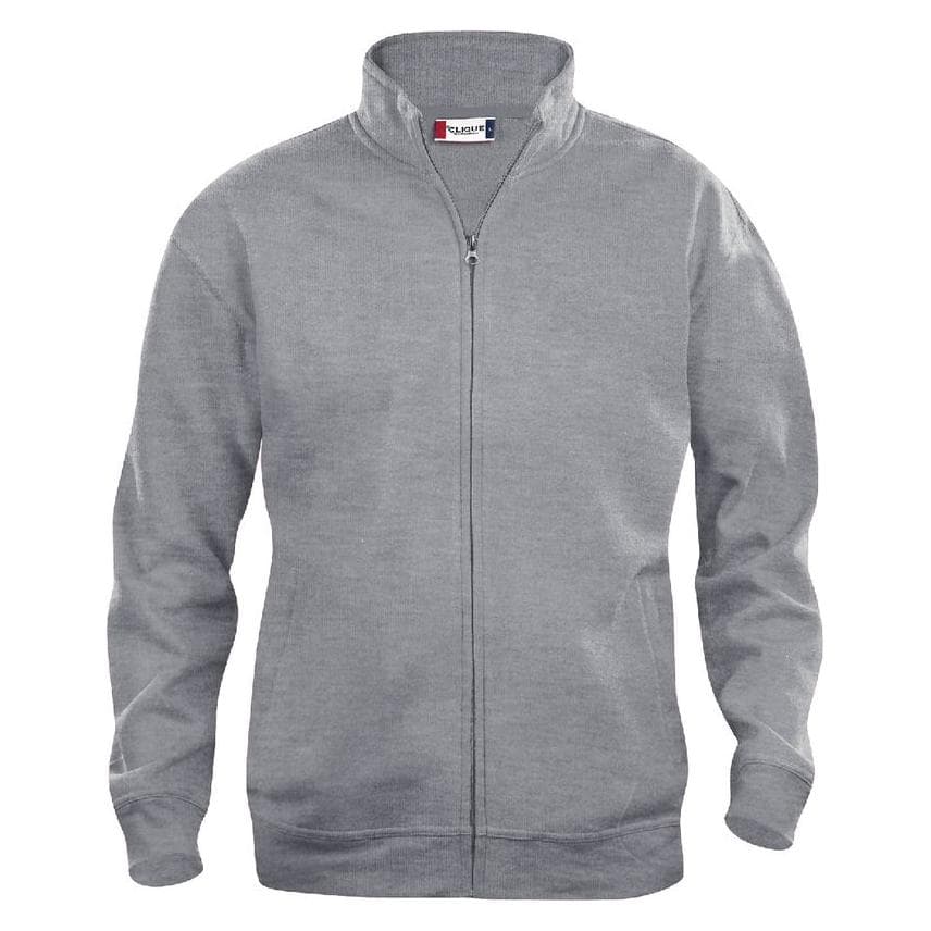 Clique, Unisex, Pullover, Basic Cardigan, Grau, (S)