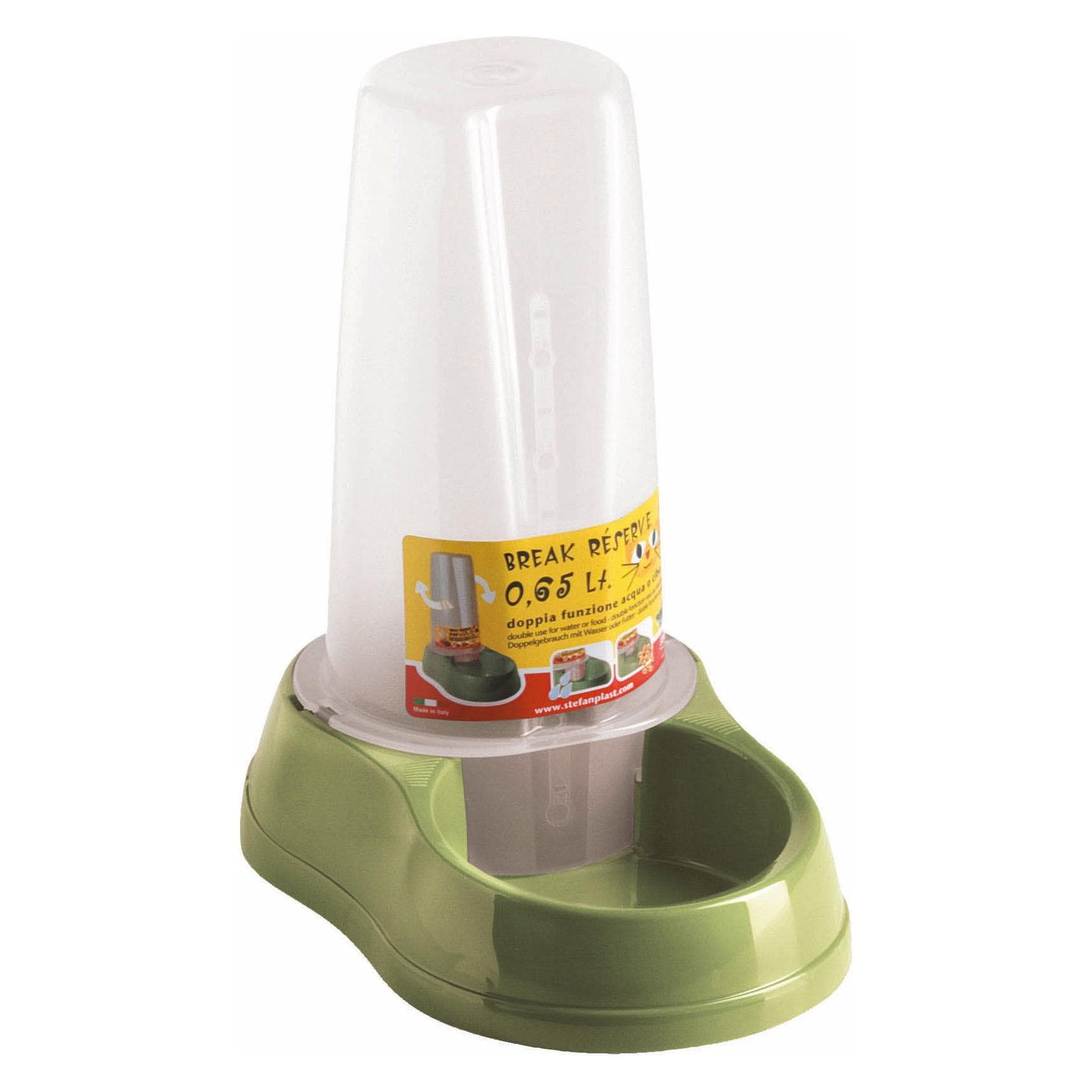 Kerbl Wasser- und Futterautomat 065 L (65 cl), Futternapf