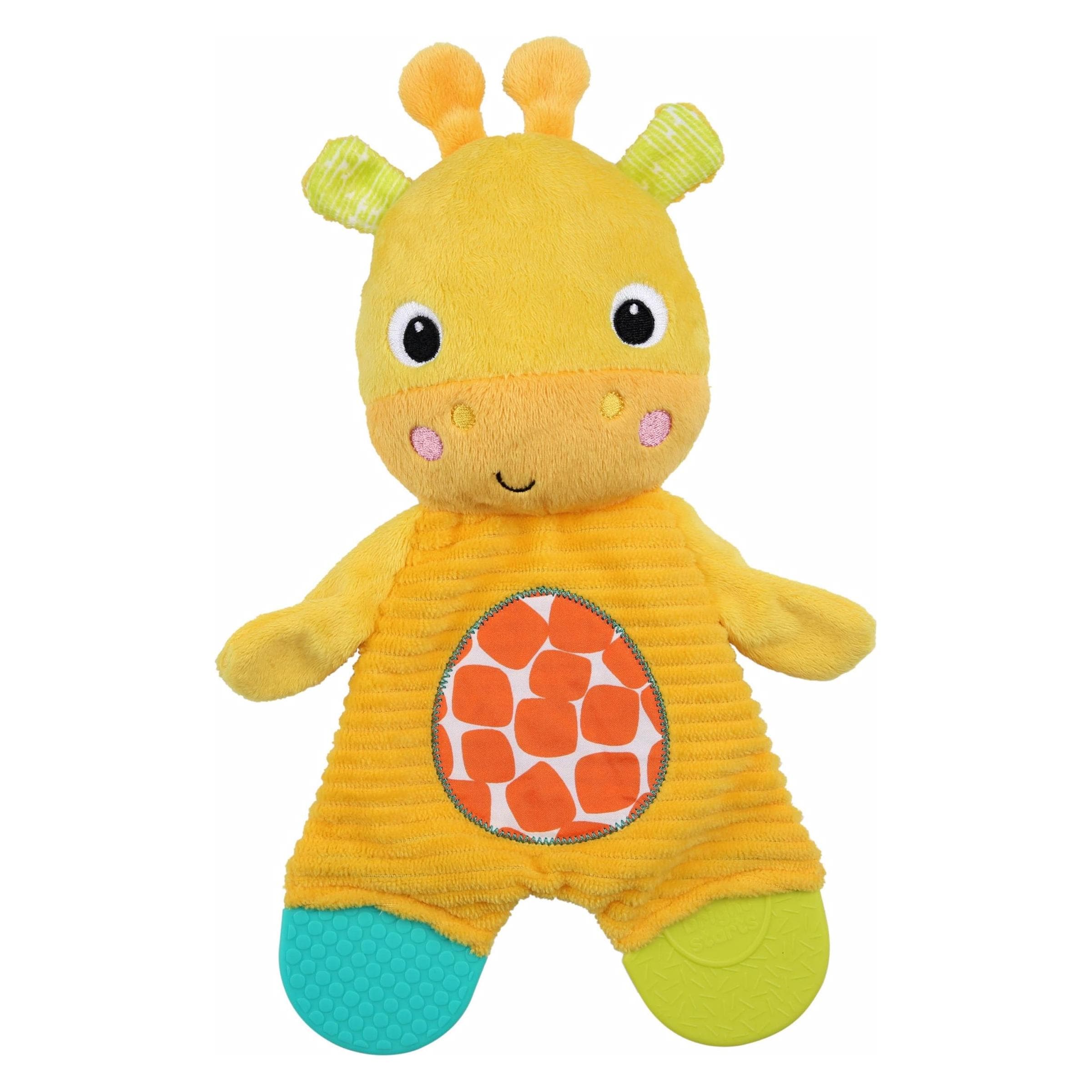 Bright Starts, Beissring, Giraffen Kuschel- und Zahnungstuch (0 Monate)