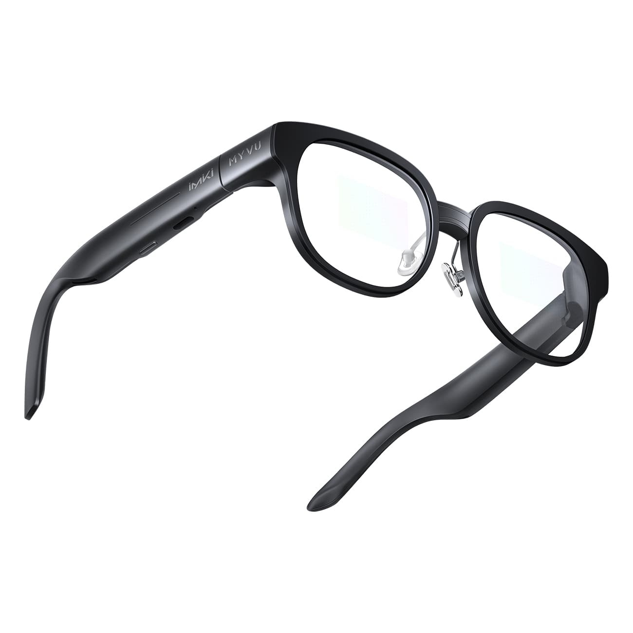 Aussteller MYVU Imiki AR XGA010C Space Black | Smartglasses | Gewicht 43 g | Echtzeit-Übersetzung | Navi-Modus | Teleprompterfunktion | superlineare