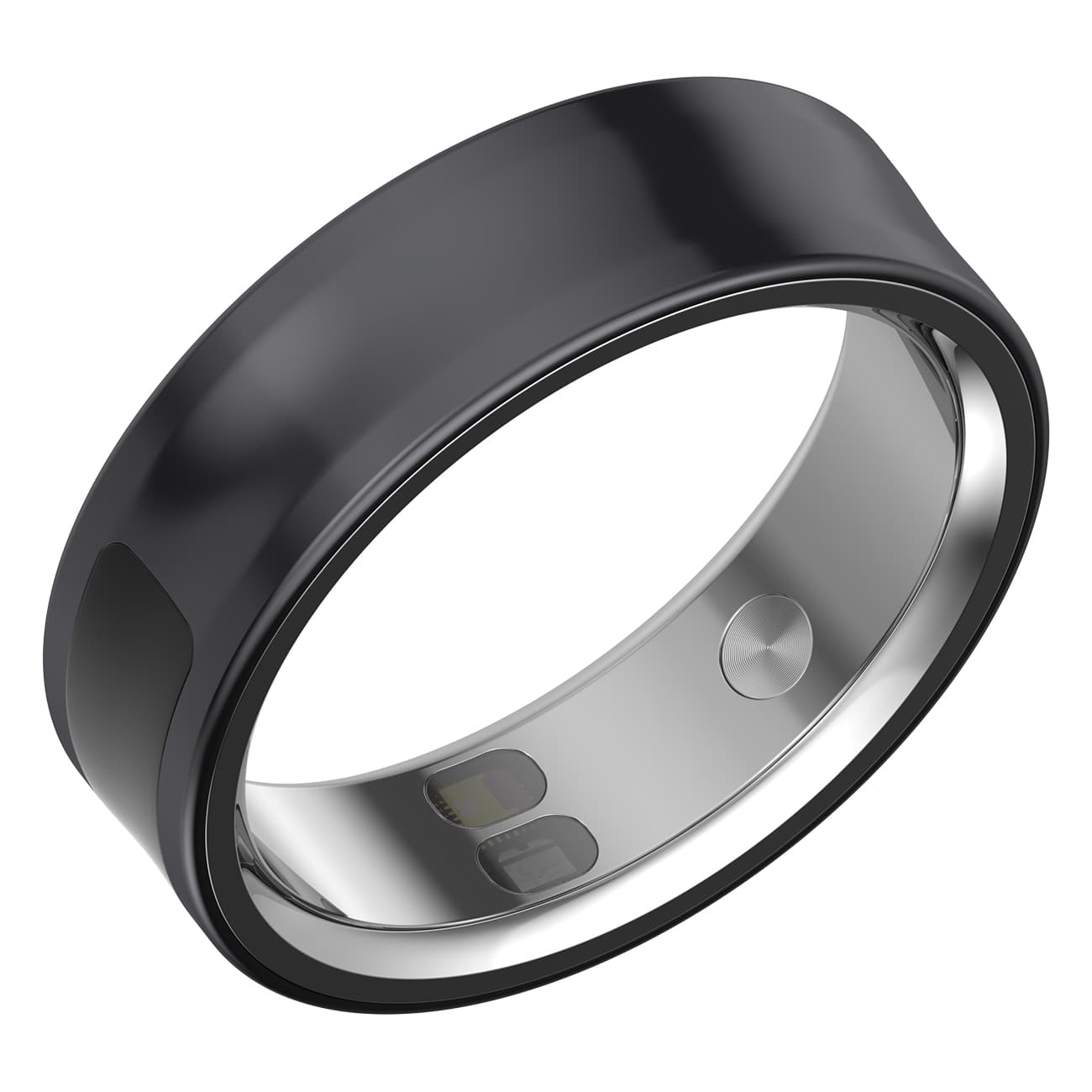 Aussteller Imiki Ring 2 schwarz | Smart Ring | Vibrationsalarm | Herzfrequenzmessung | Aktivitätstracking | 5 ATM | 5 - 7 Tage Akkulaufzeit | Smart