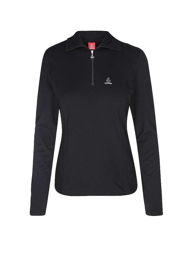 LÖFFLER Damen TRANSTEX® Zip-Rolli Basic schwarz | 44