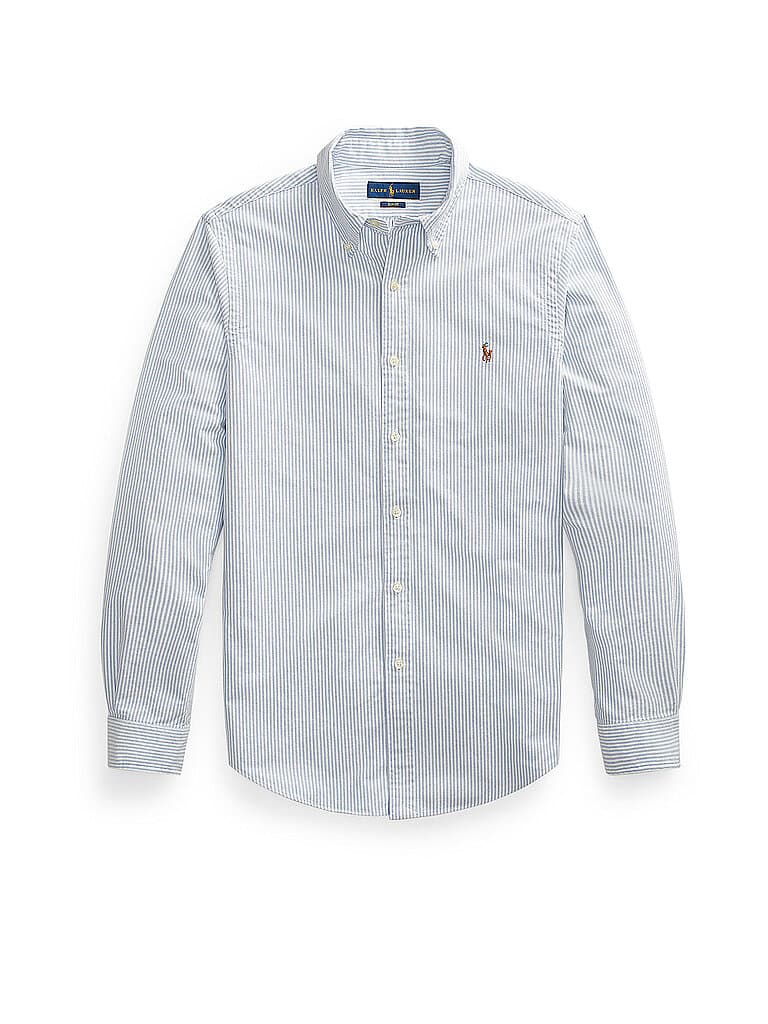 POLO RALPH LAUREN Hemd Slim Fit blau | L