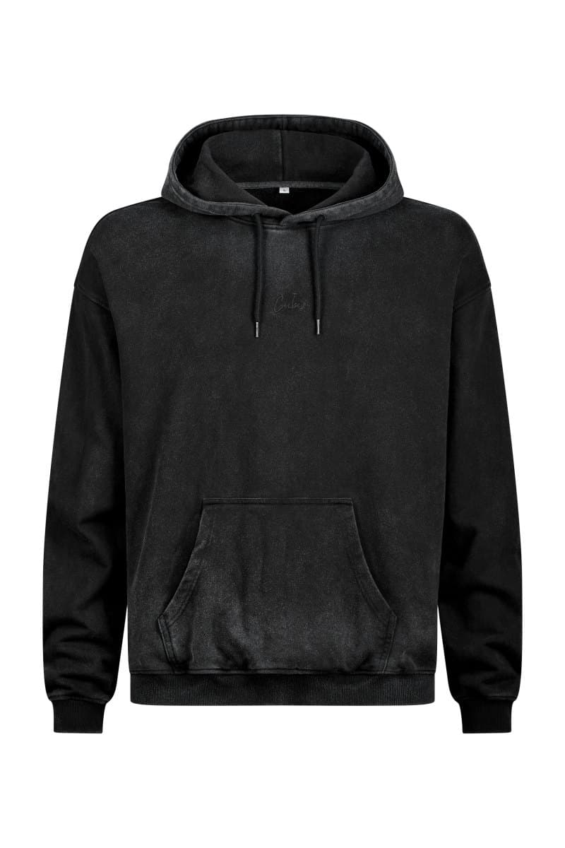 Cube Organic Script Freizeit Hoodie / Pullover washed grau 2026 S (44/46)
