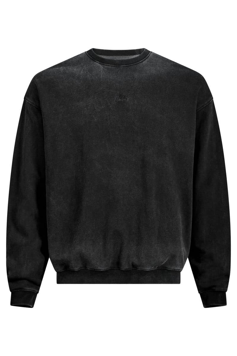 Cube Organic Sweater Script Freizeit Pullover washed grau 2026 S (44/46)