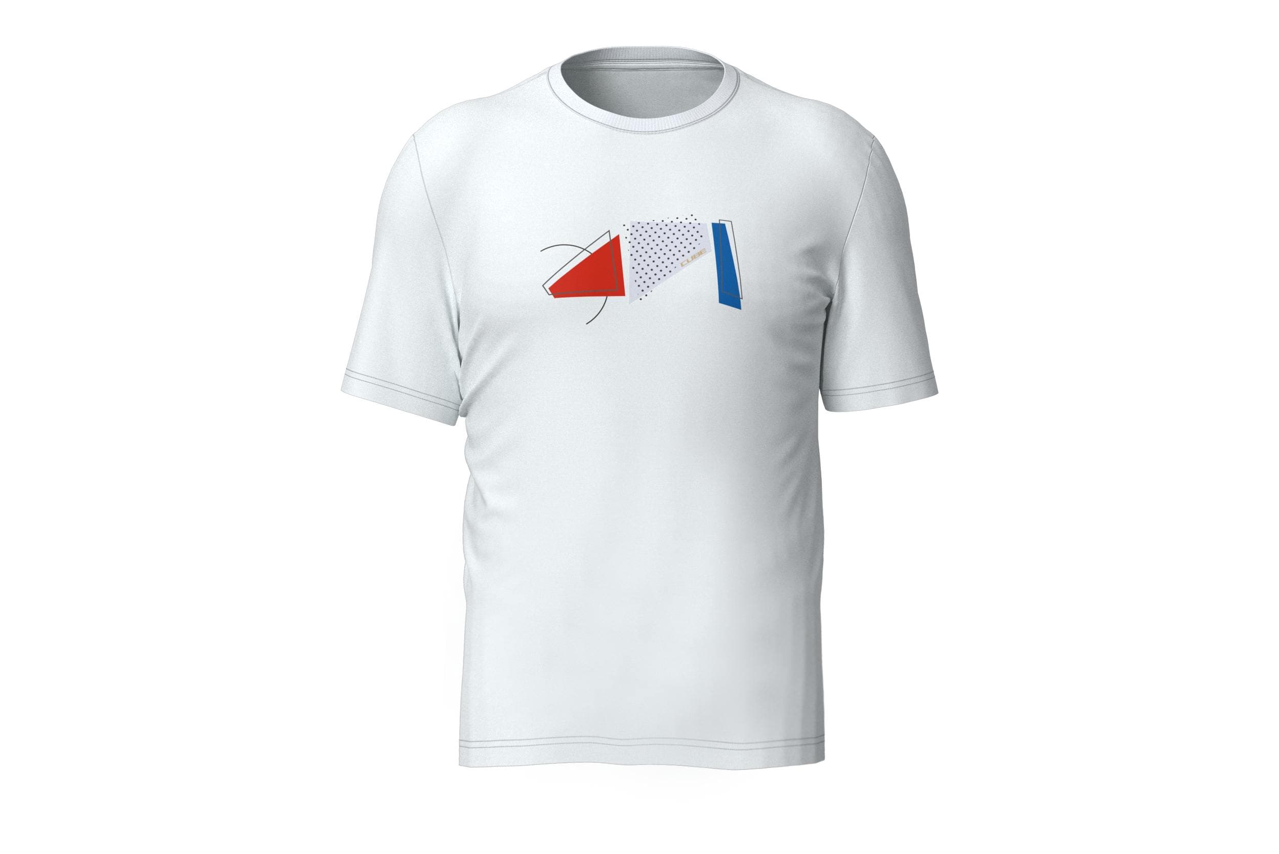 Cube Organic Teamline Cubeism Freizeit T-Shirt weiß 2025 S (44/46)