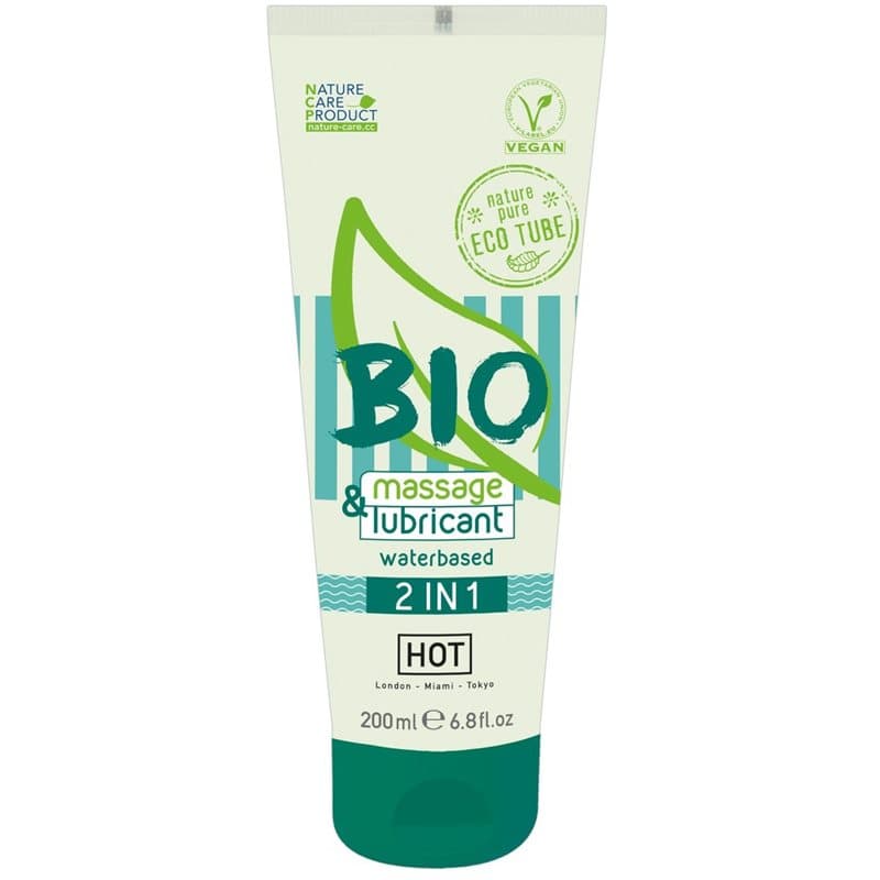 HOT Bio 2in1 Massage- und Gleitgel 200 ml