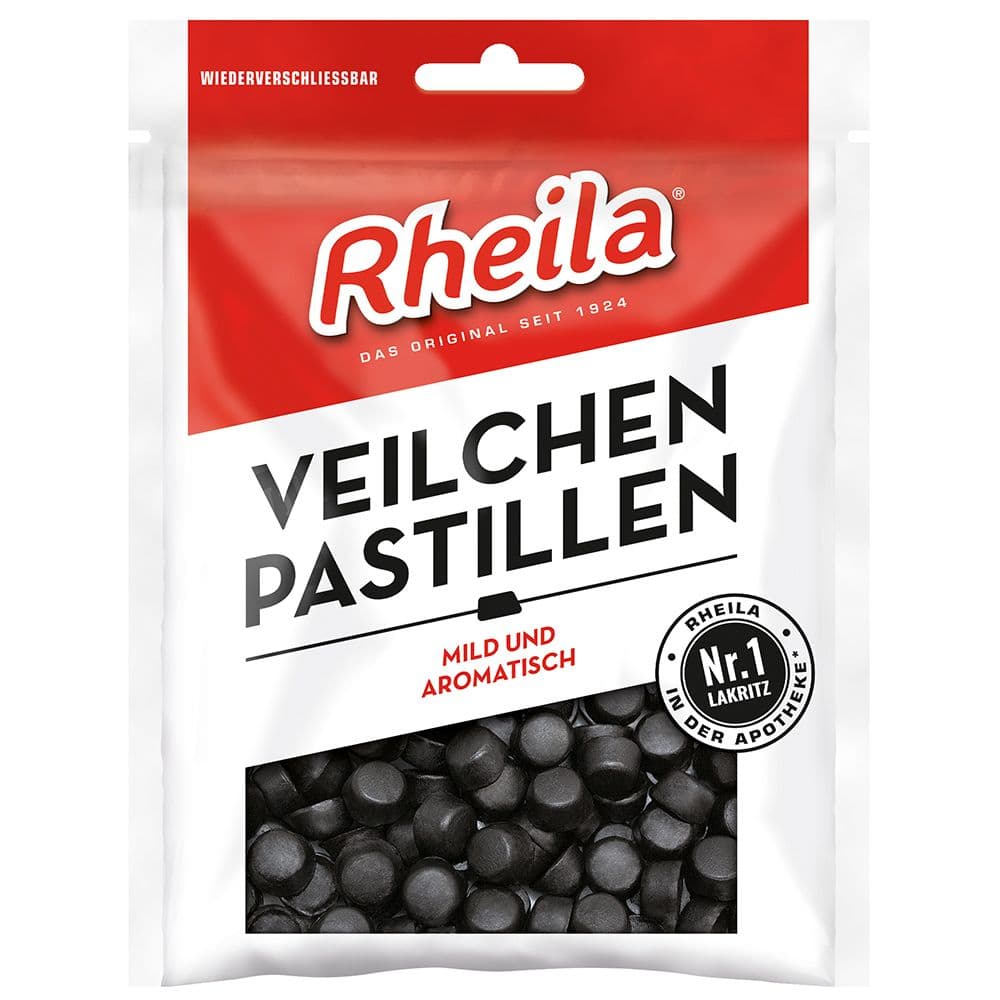Rheila® Veilchen Pastillen mit Zucker Bonbons 90 g