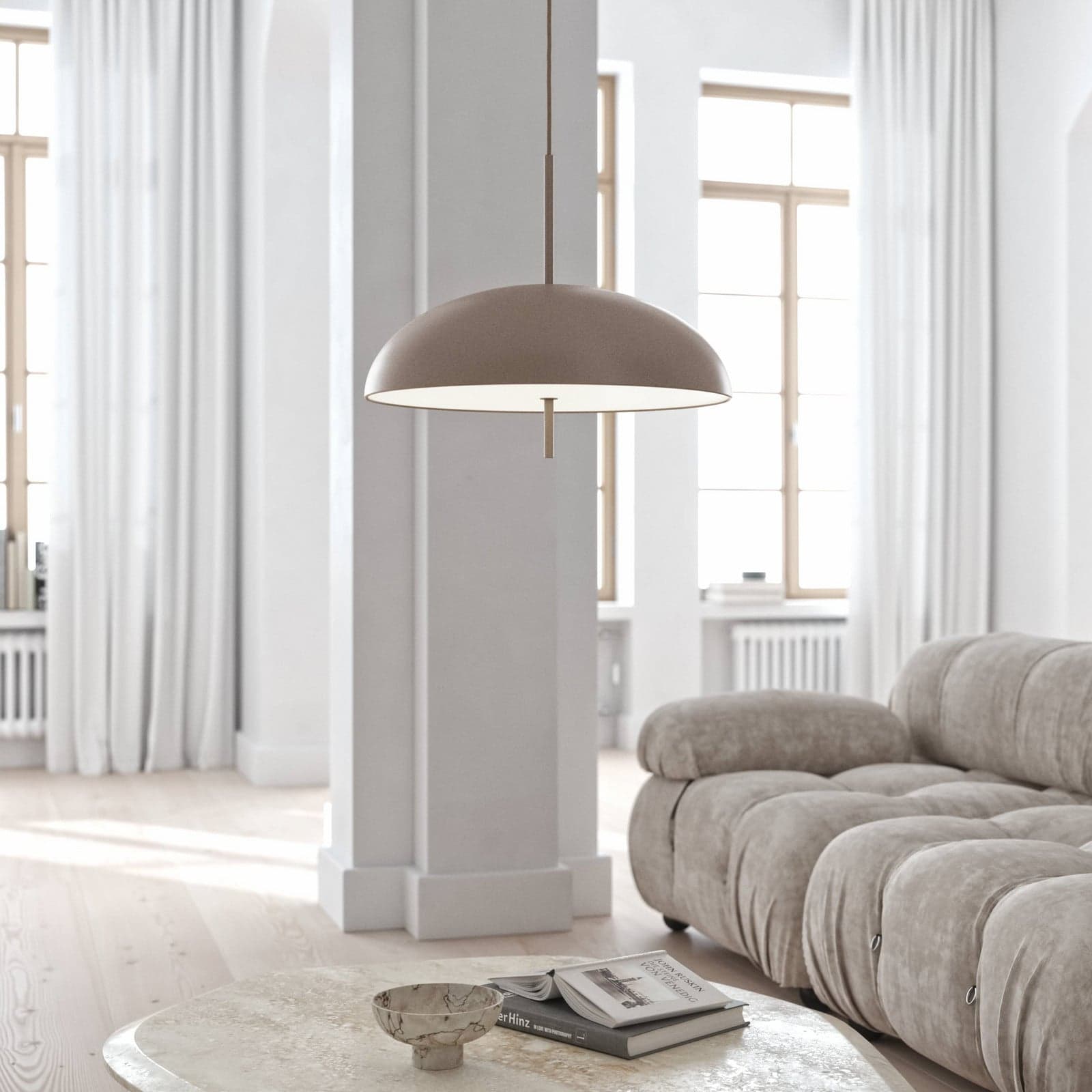 Versale Pendelleuchte Braun DFTP by Nordlux - Wohnzimmer - Skandinavisch - Metall - Einflammig