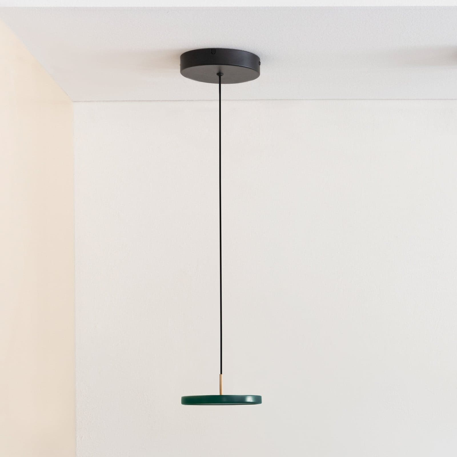Asteria Pendelleuchte Micro V2 Forest Green Asteria Micro V2 UMAGE - Wohnzimmer - Skandinavisch - Metall - Einflammig