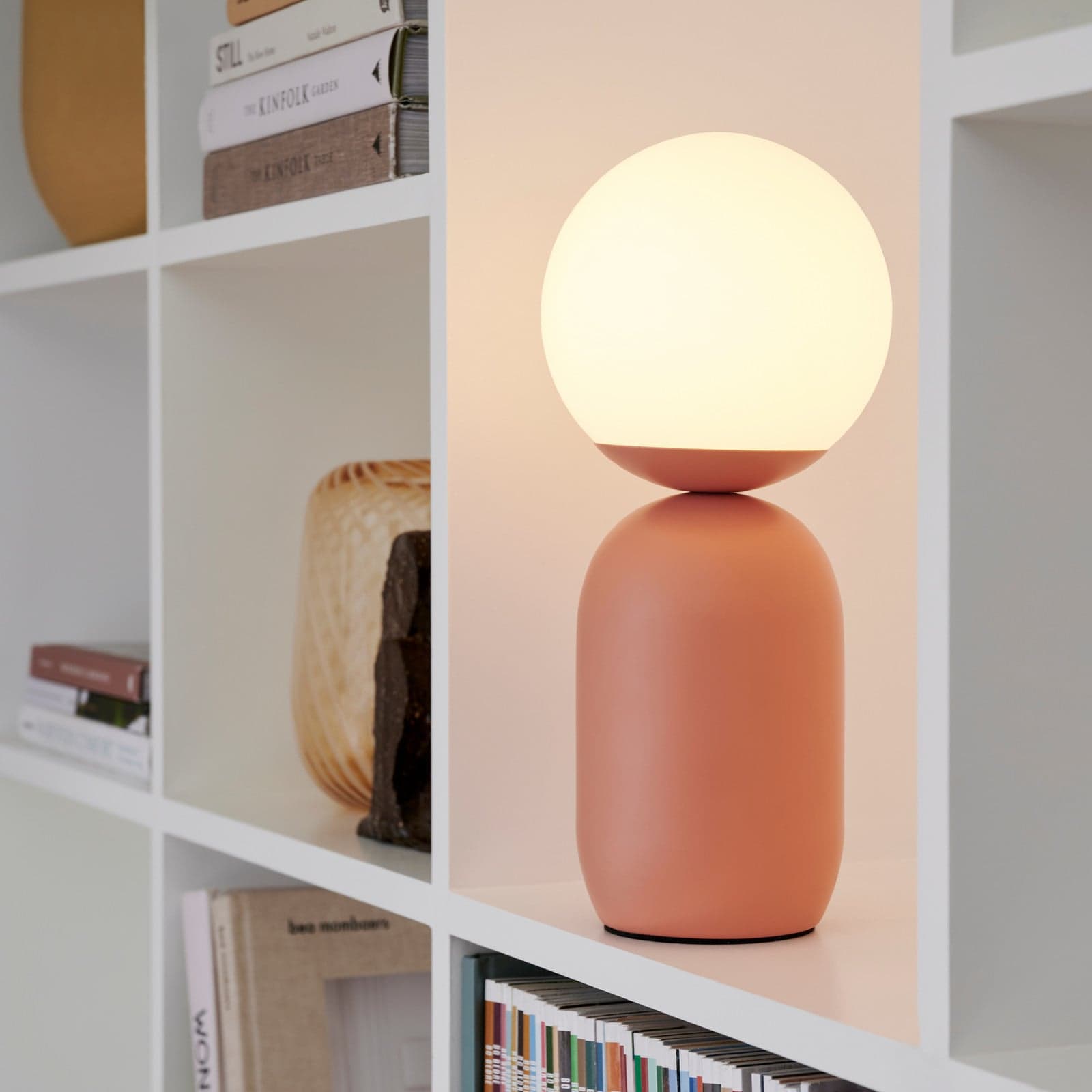 Notti Tischleuchte Terracotta Nordlux - Wohnzimmer - Skandinavisch - Metall - Mit Schirm