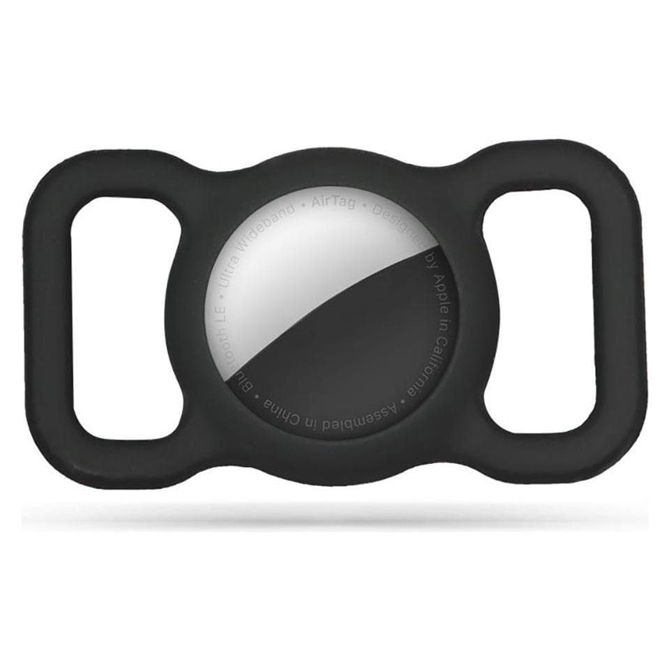 Tech-Protect Smooth for pet Airtag, Tracker Zubehör, Schwarz