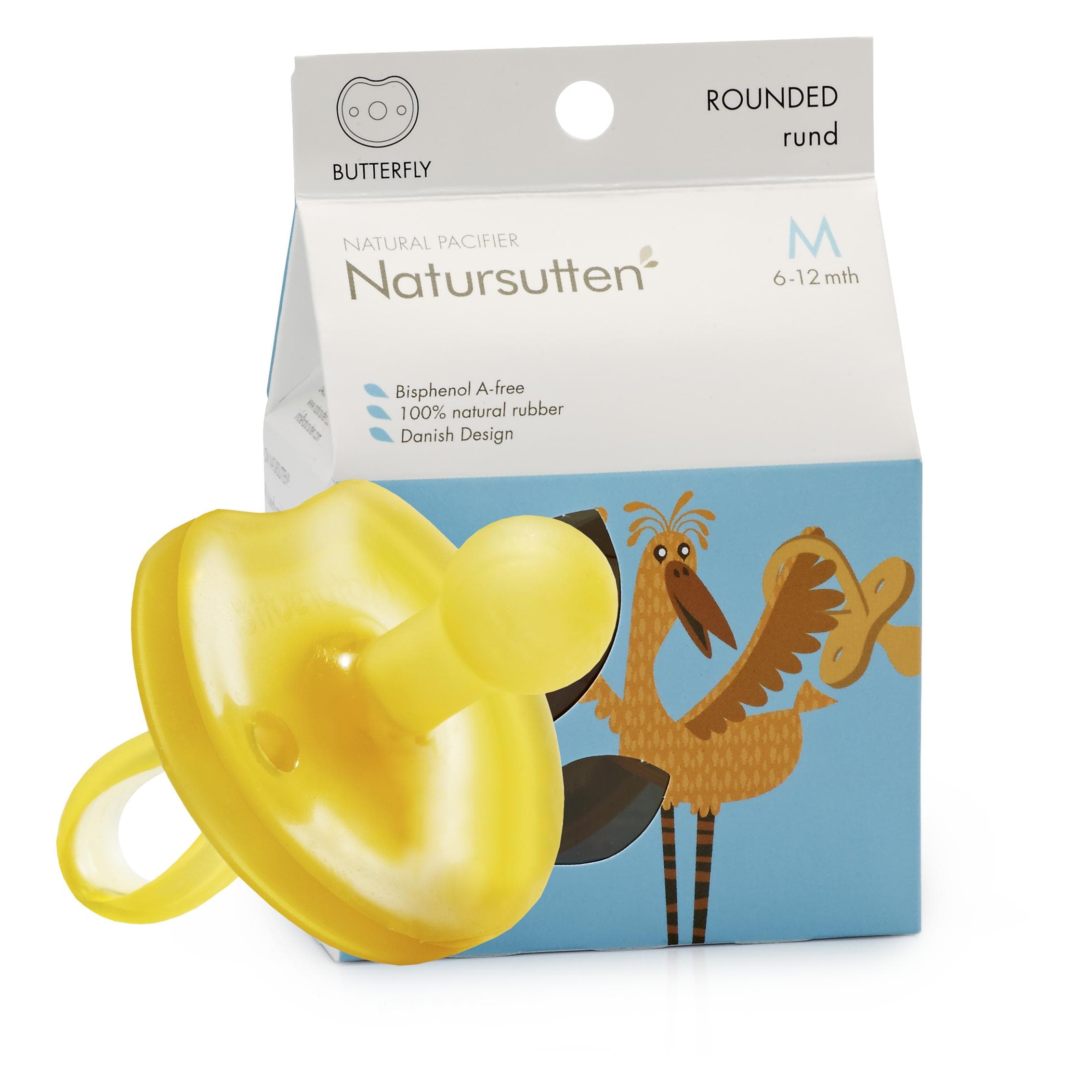 Natursutten, Nuggi, Classic Butterfly pacifier (NTS04 2318) (1x, 6 - 12 Monate)