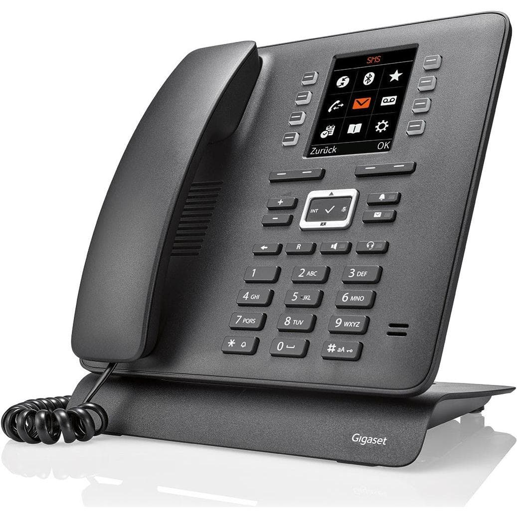 Gigaset T480HX schwarz, Telefon, Schwarz