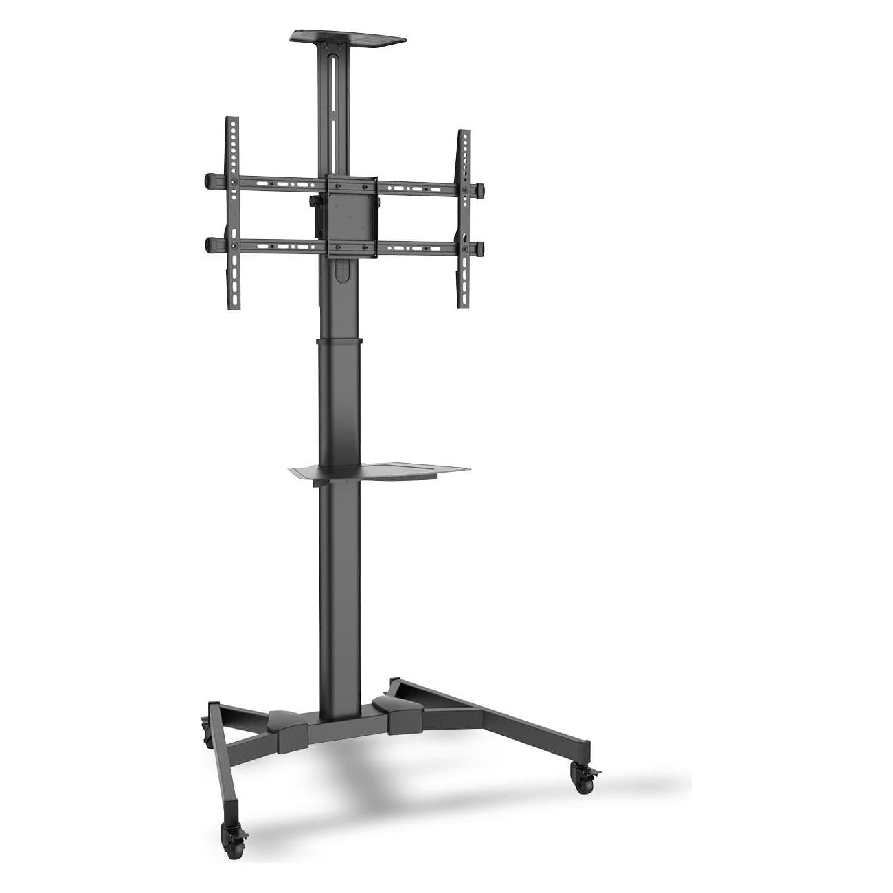 Digitus TV-Wagen für Bildschirme (50 kg, 37" - 70"), TV Ständer, Schwarz