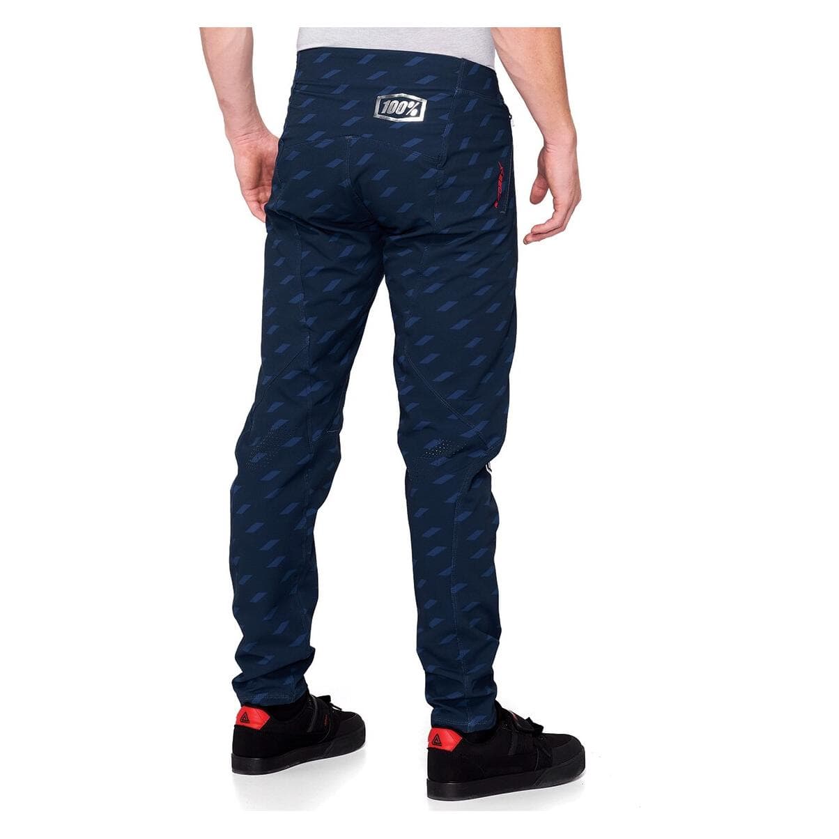 100%, Herren, Velohosen, R-Core-X Limited DH (46), Weiss, Blau