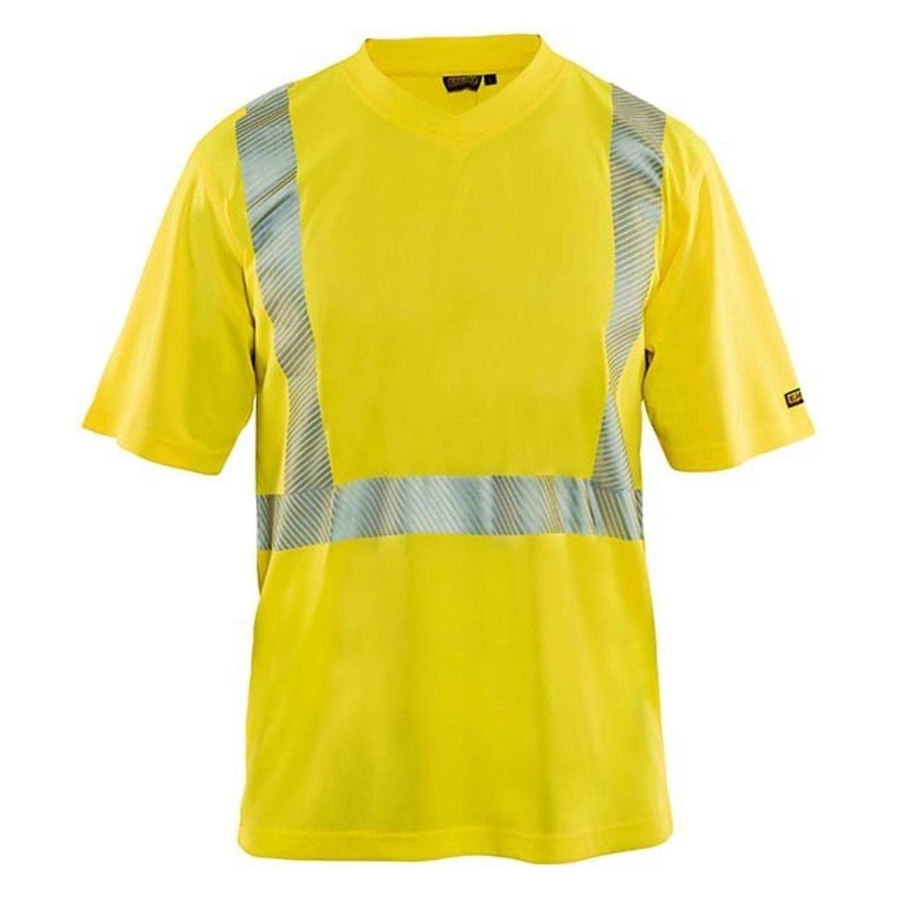 Blakläder, Herren, Shirts, atmungsaktives Warnschutzshirt, Gelb, (L)