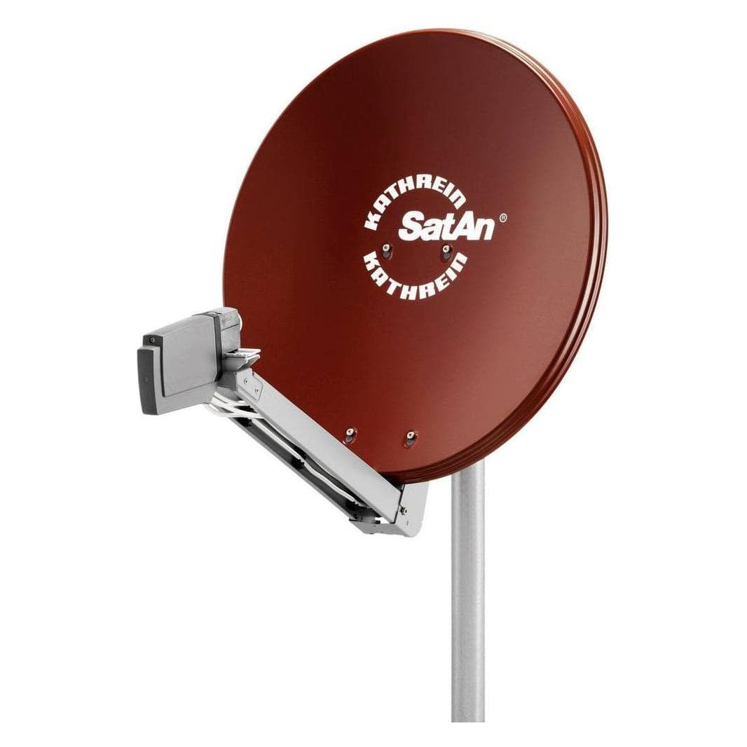 Kathrein CAS 80 (Parabolantenne, 37.70 dB), SAT Spiegel + SAT Antennen, Rot