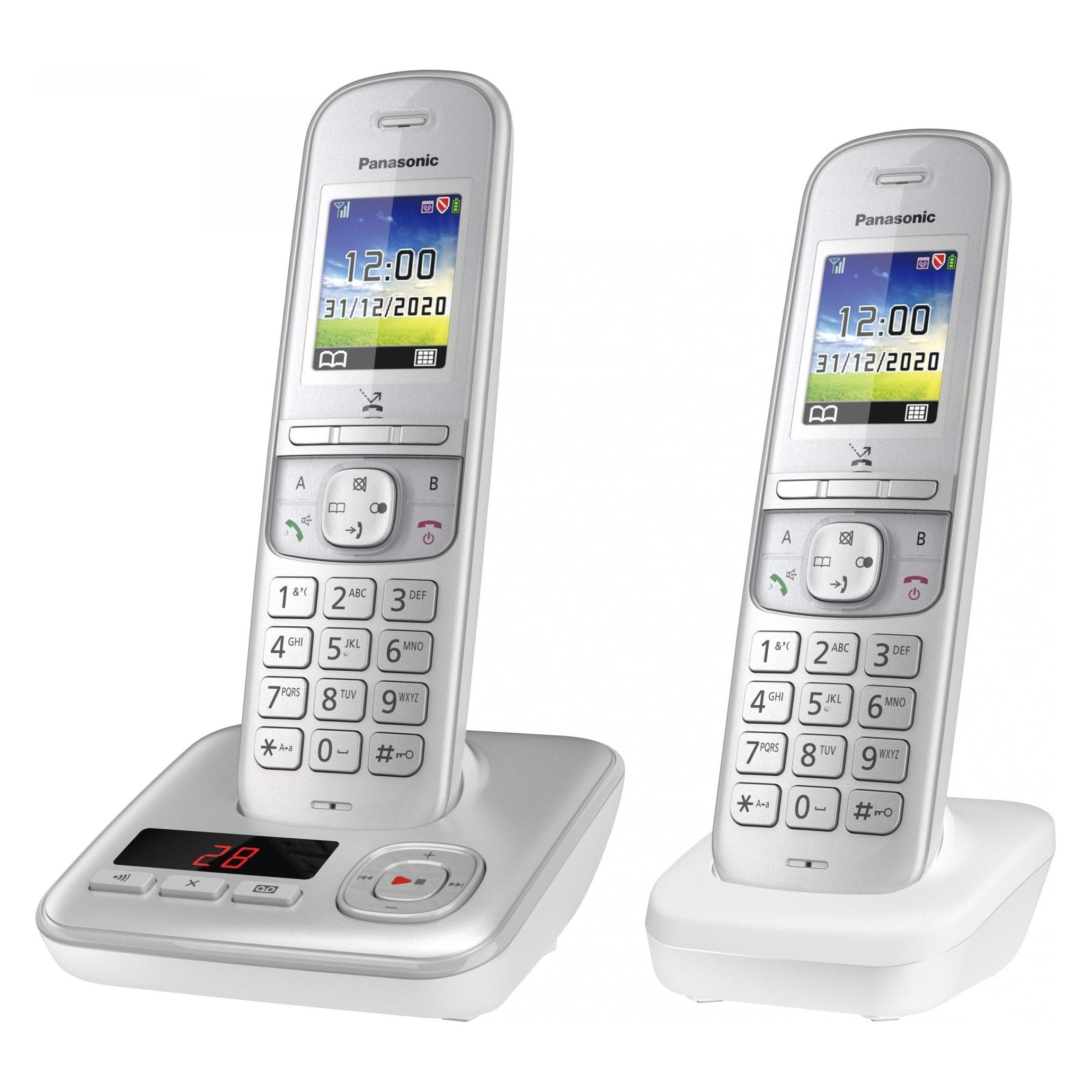 Panasonic KX-TGH722GG, Telefon, Silber