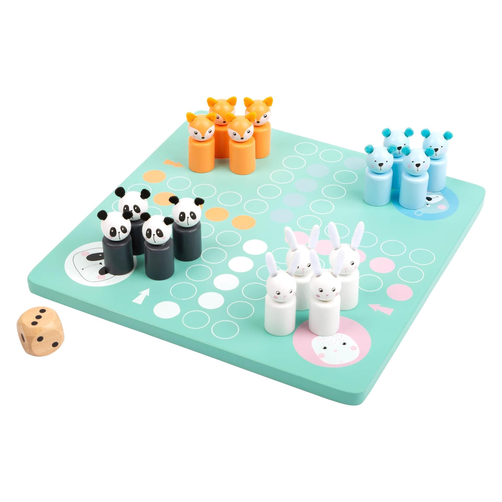 small foot Ludo Pastell (Deutsch, 2 - 4 Spieler)