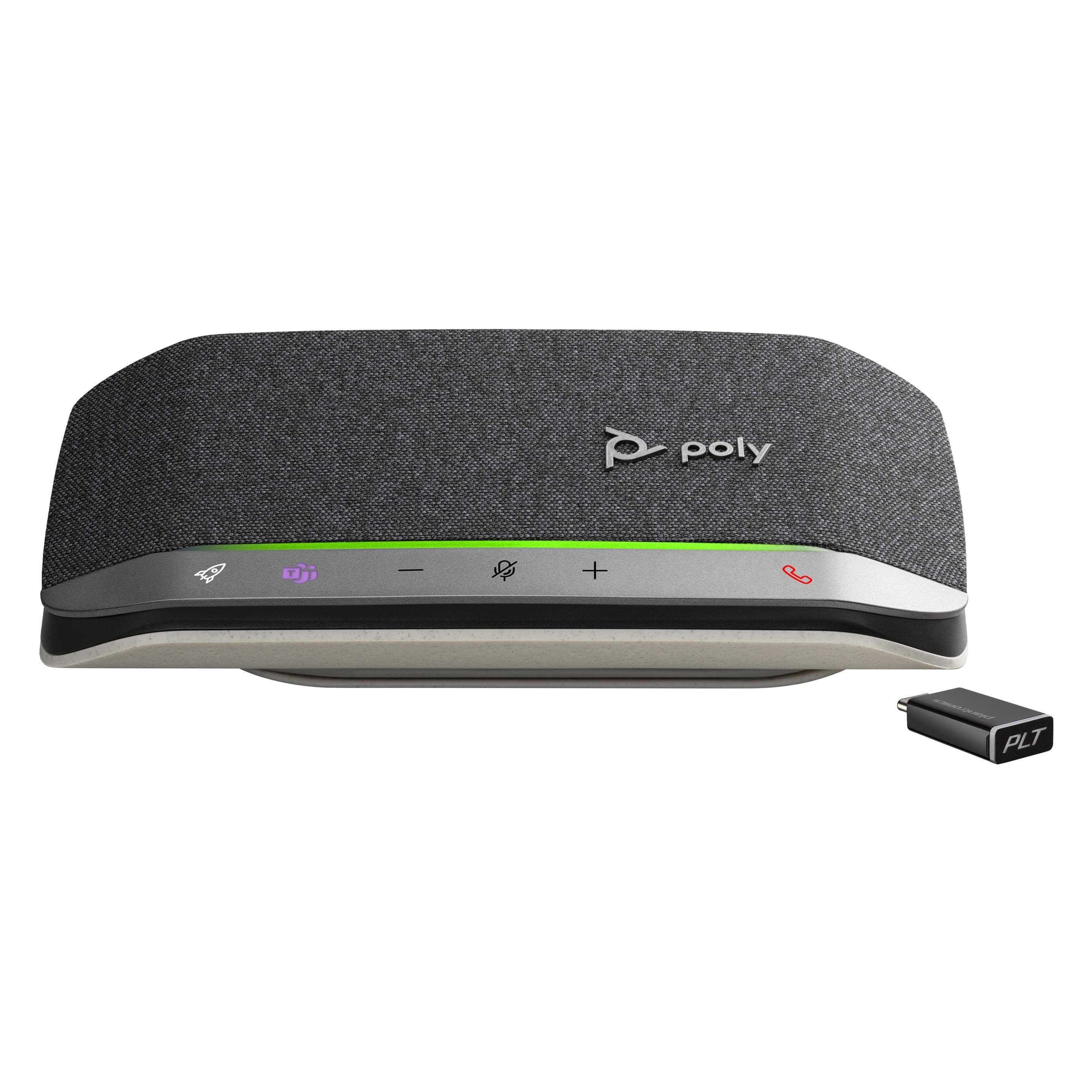 Poly Sync 20+, Konferenzgerät, Schwarz, Silber
