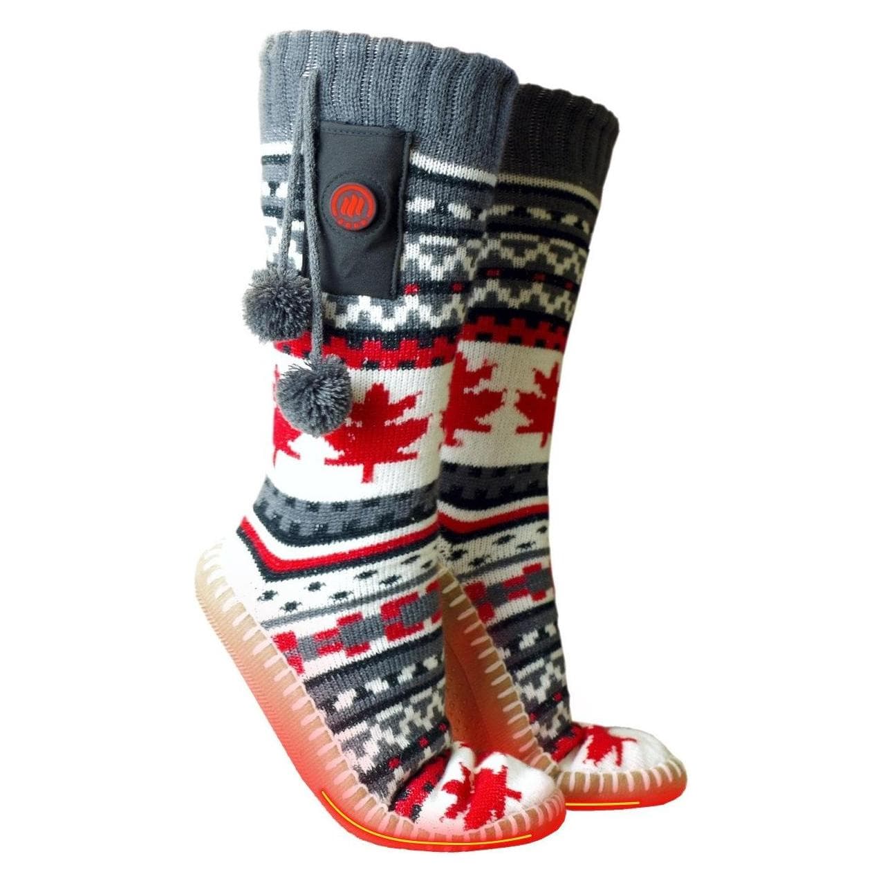 Glovii, Damen, Hausschuhe, GOBM Slipper Weiblich Erwachsener, Rot, Weiss, Grau, (37, 39, 40)