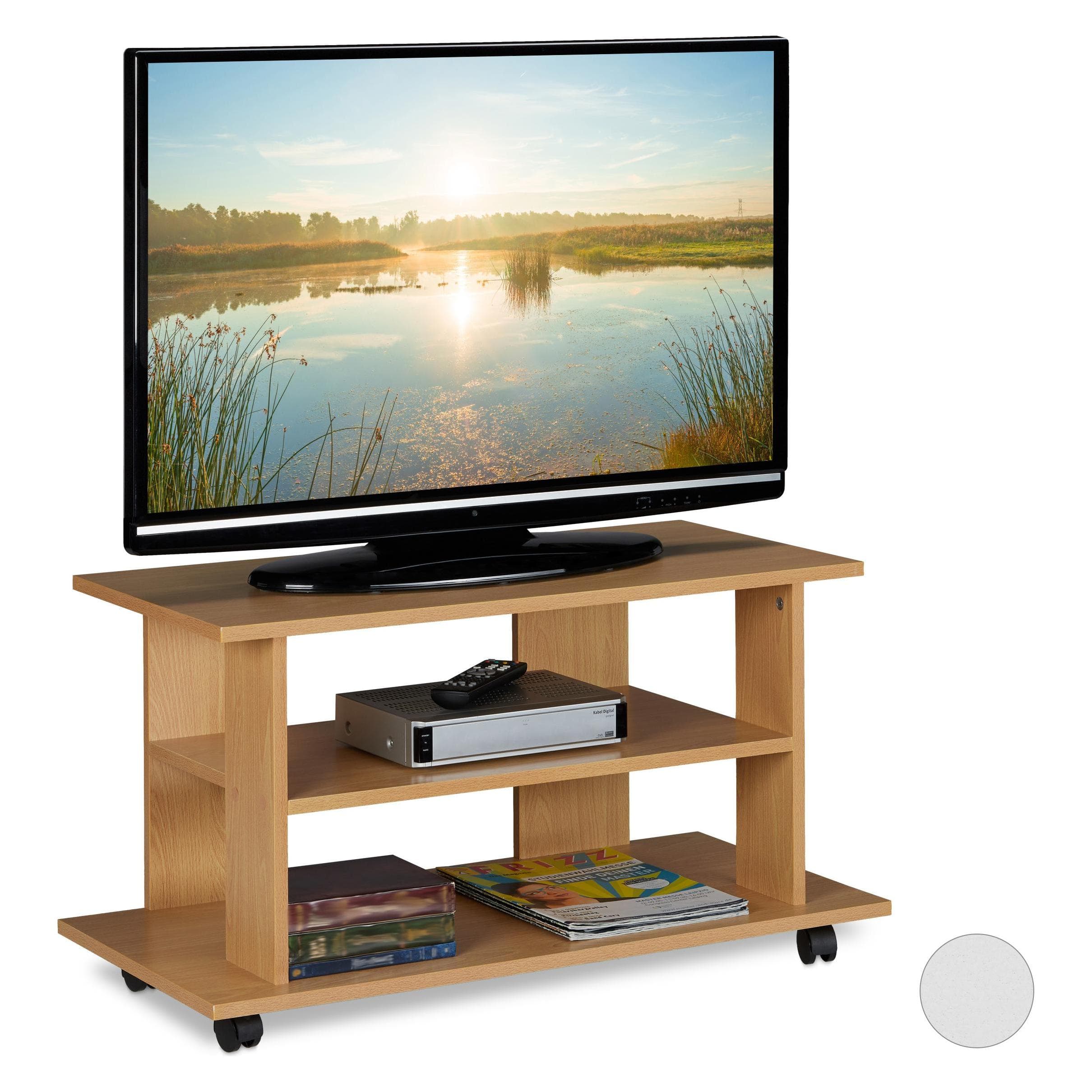 Relaxdays, TV Möbel, TV Board (80 x 40 x 45 cm)