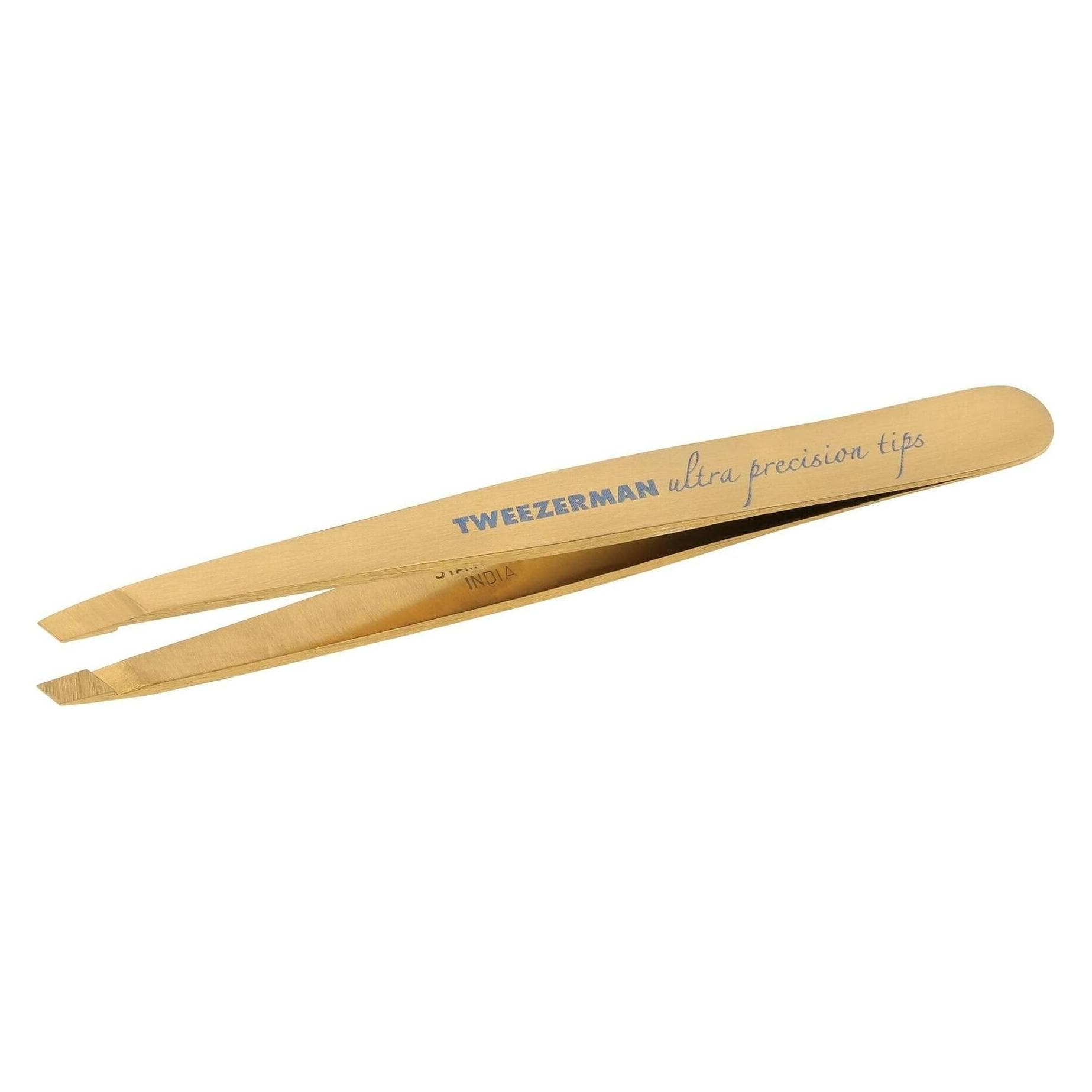 Tweezerman, Pinzette, Ultra Precision Slant Gold