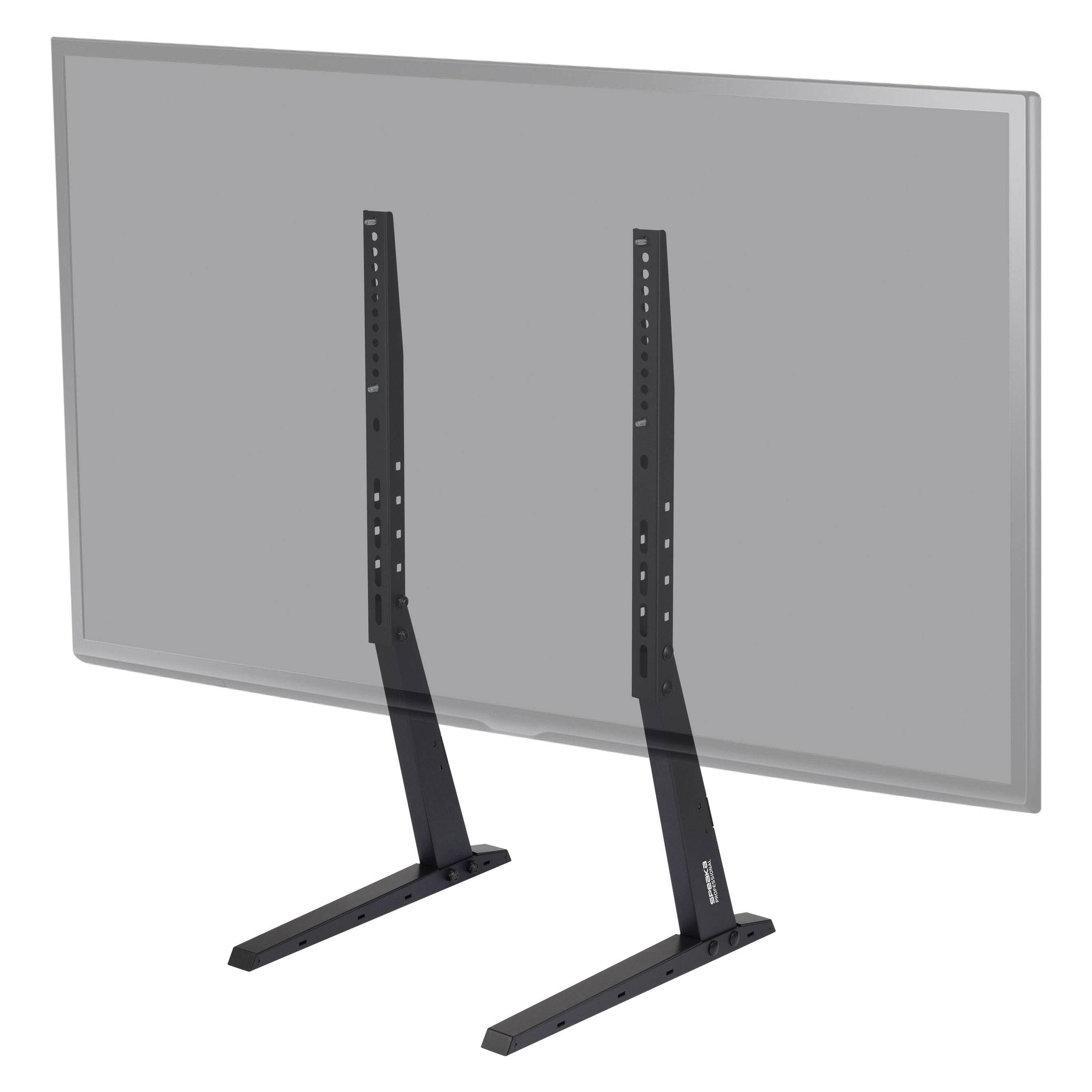 SpeaKa Professional TV-Standfuss 94 - 117.8 cm (37 - 70) (35 kg, 37" - 70"), TV Ständer, Schwarz