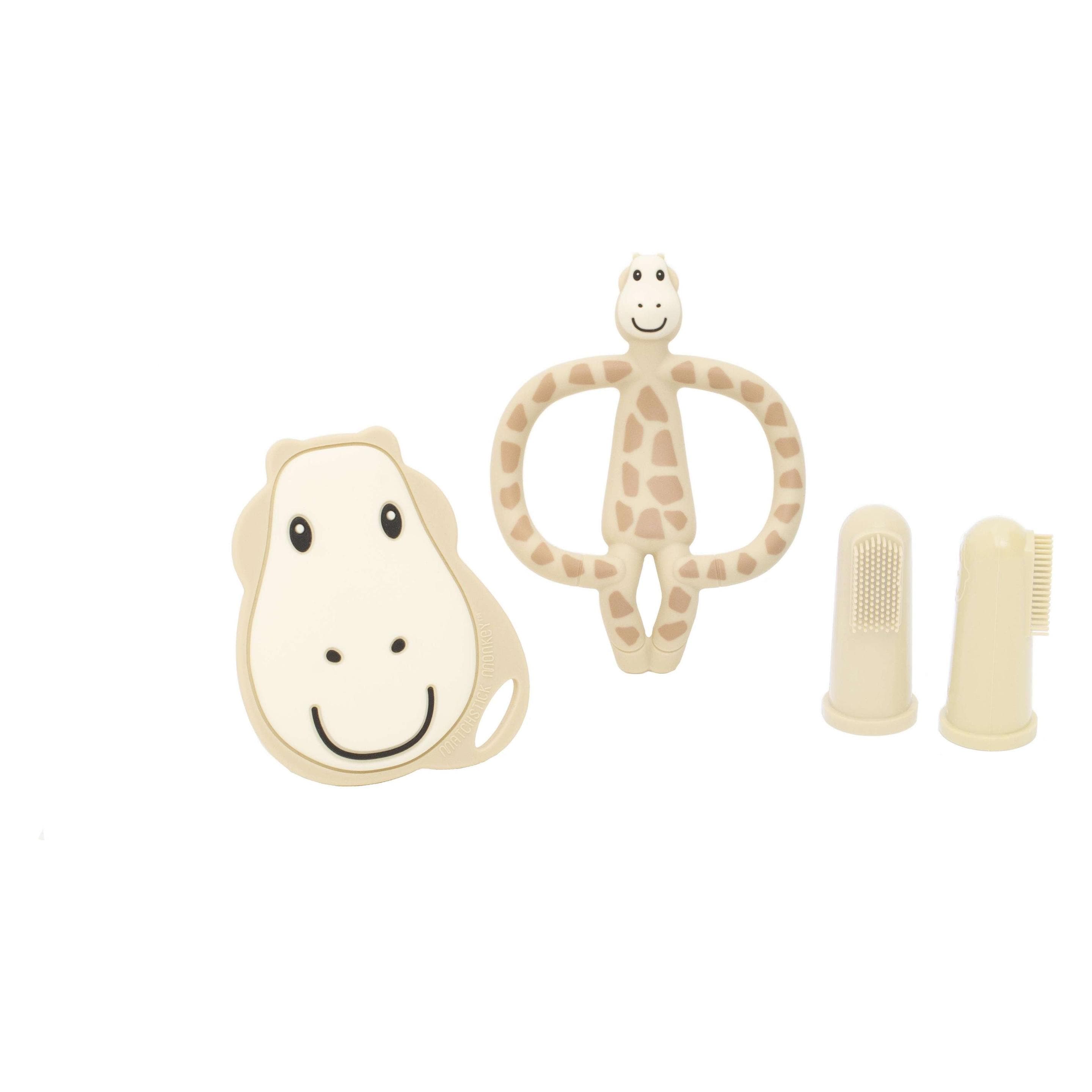 Matchstick Monkey, Beissring, Beissring 'Gigi Giraffe' Starter Set 4-teilig (3 Monate)