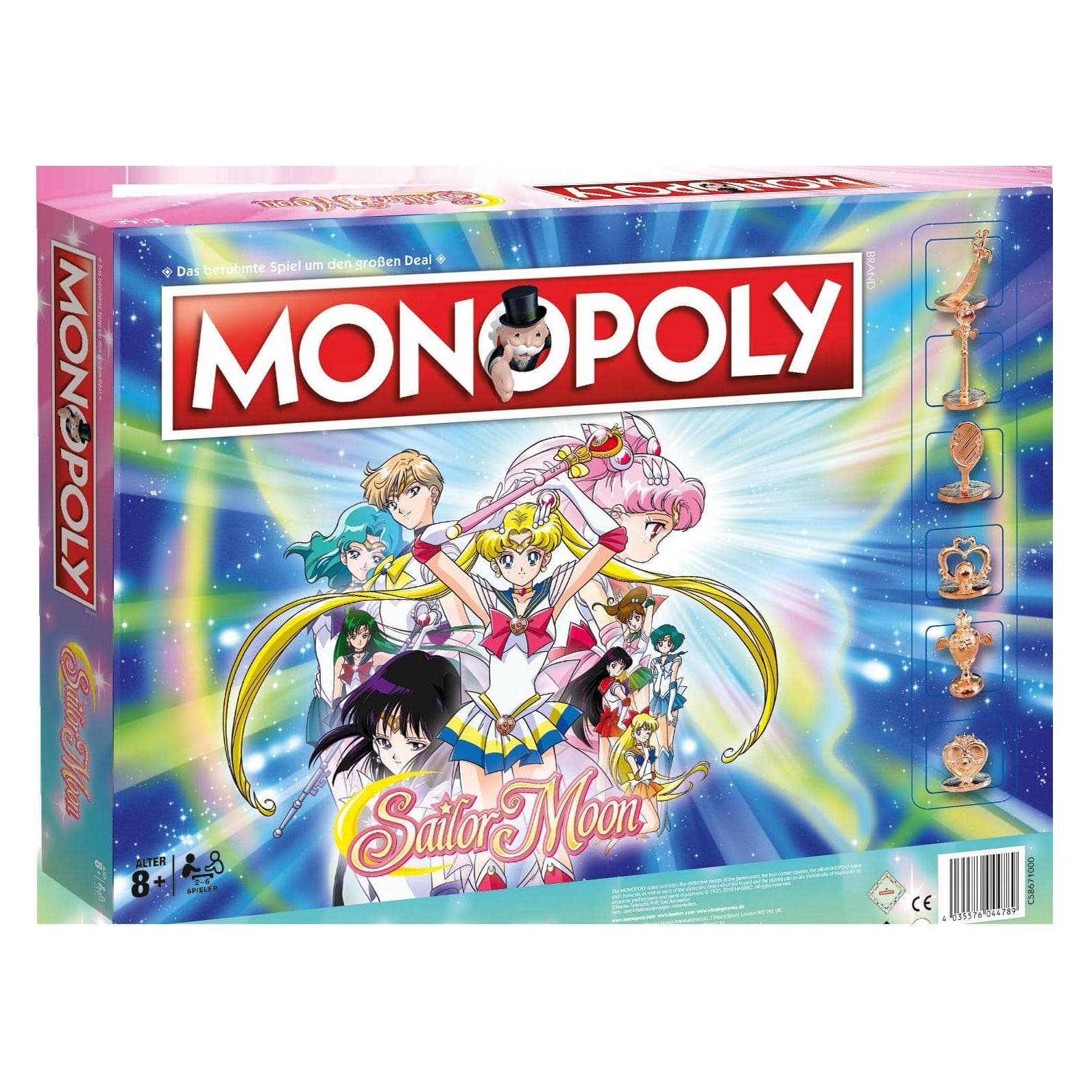 Monopoly Sailor Moon (Deutsch, 2 - 6 Spieler)