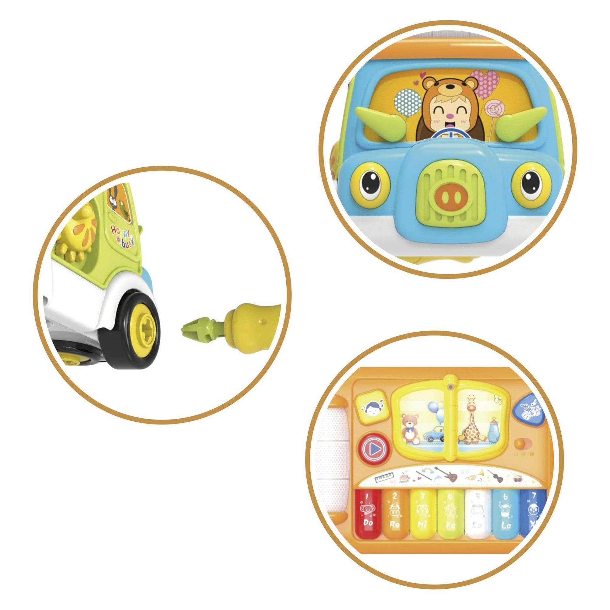 Scandinavian Baby Products Aktivität Musikalischer Bus (Englisch)
