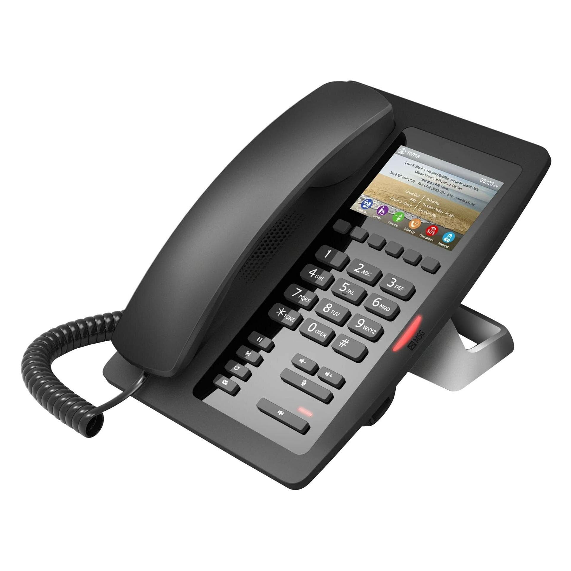 Fanvil H5 Hotel IP, Telefon, Schwarz