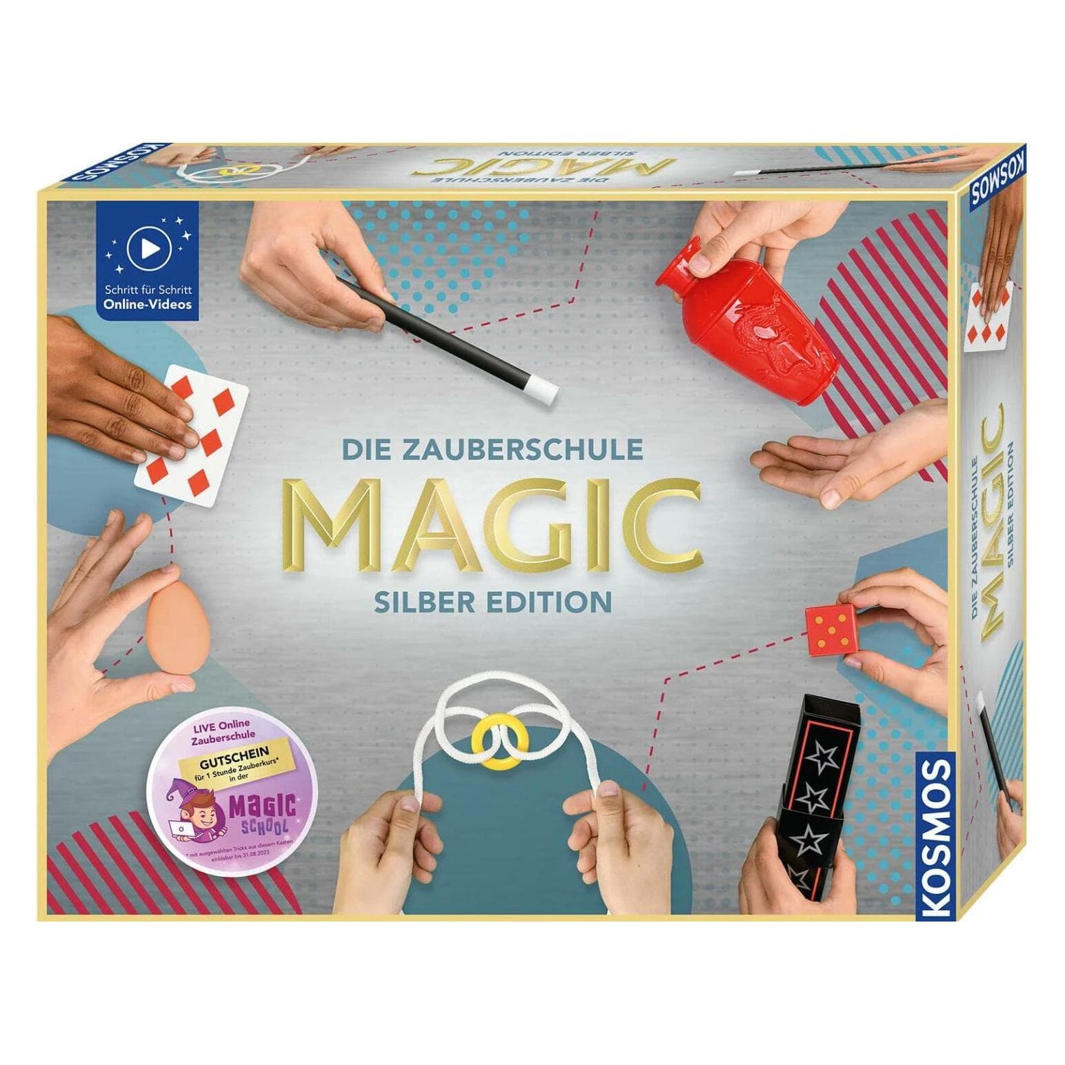 Kosmos Zauberkasten Die Zauberschule Magic – Silber Edition