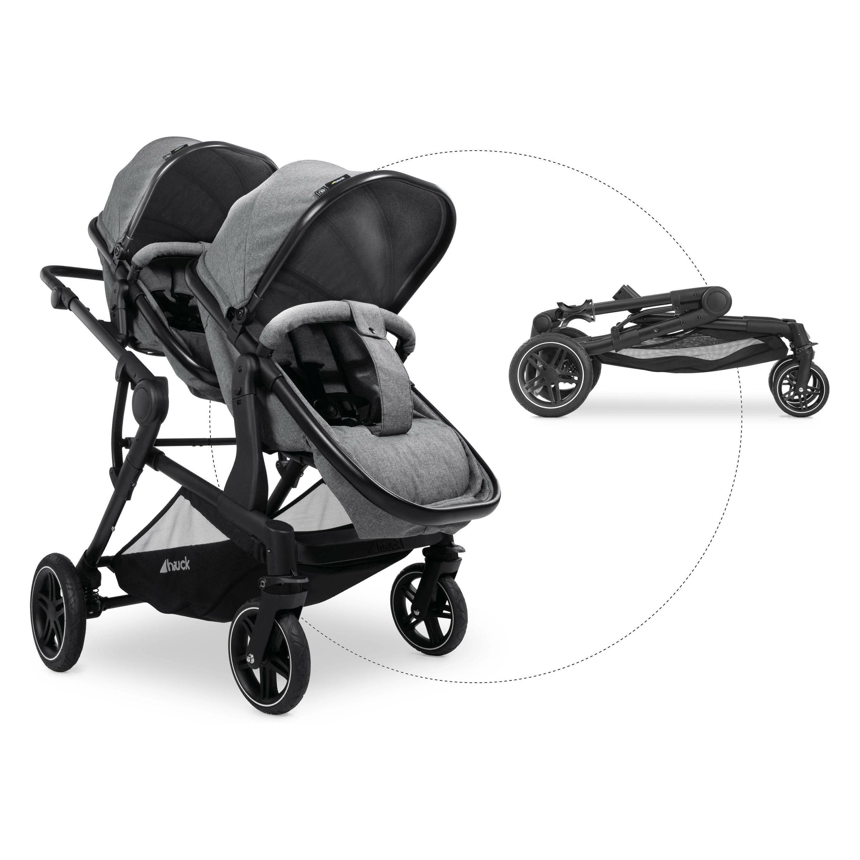Hauck, Kinderwagen, Atlantic Twin (0 Monate - 3 Jahre)