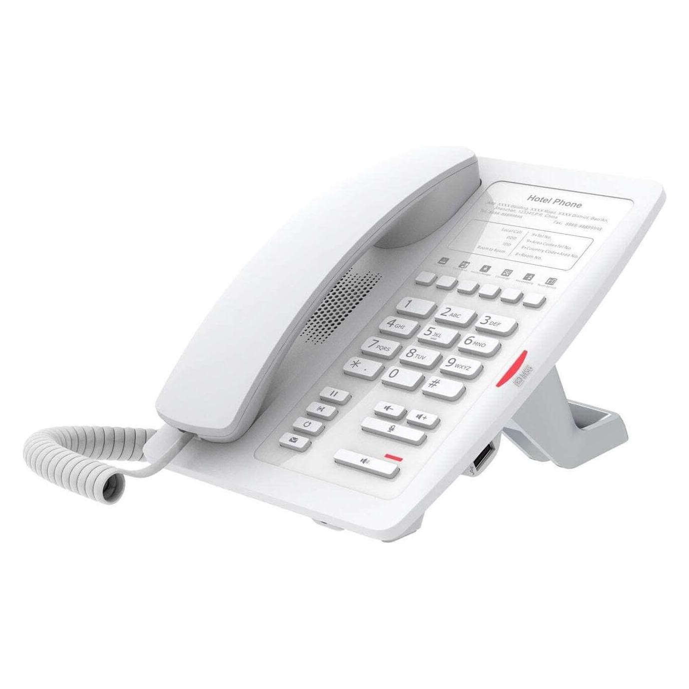Fanvil Hoteltelefon H3, Telefon, Weiss