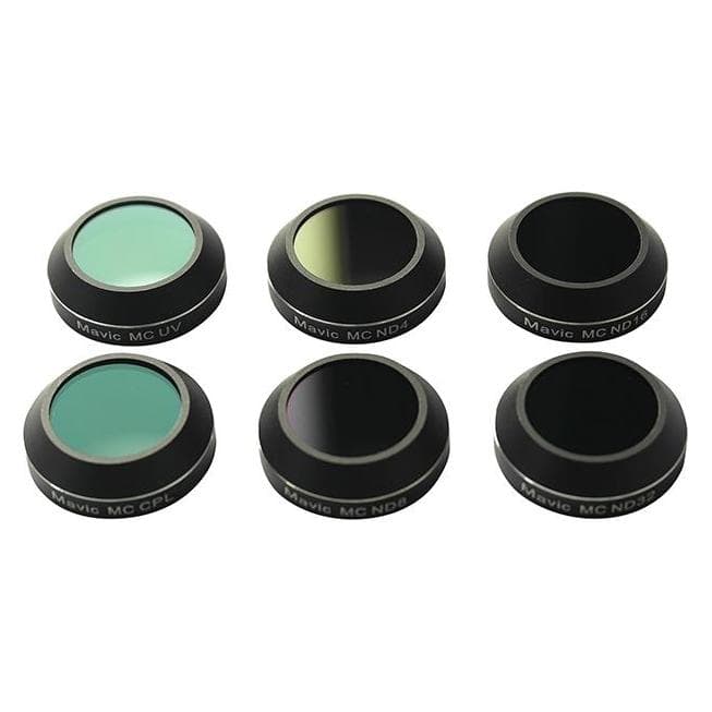 Cytronix Filterlinsenset Mavic Pro / Mavic Pro Platinum (Drohnen Filter, DJI Mavic Pro), Drohne Zubehör, Schwarz