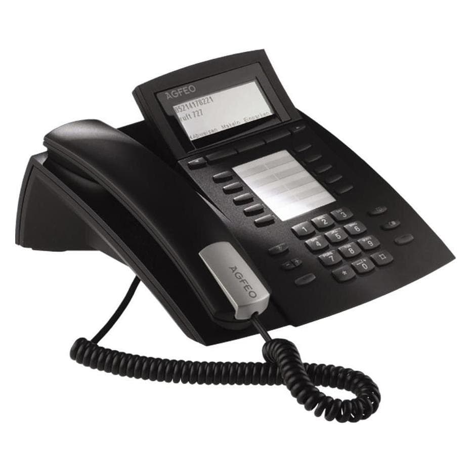 Agfeo ST 42 schwarz, Telefon, Schwarz