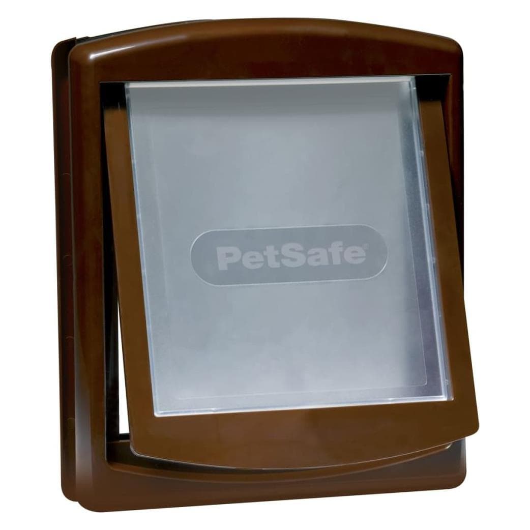 PetSafe Staywell Haustiertüre Original mit 2 Verschlussoptionen (Manuelle Katzenklappe), Katzentüre + Katzennetz