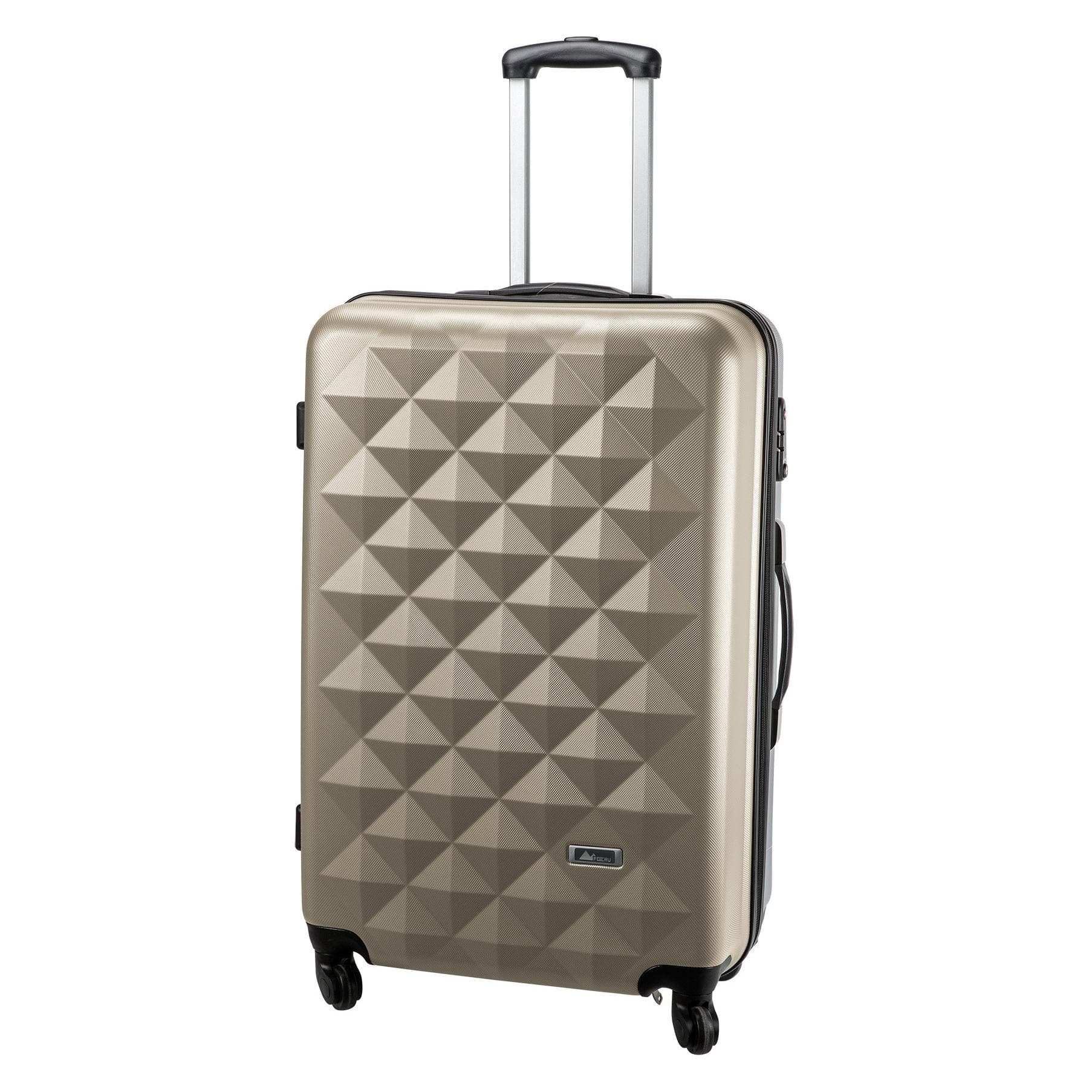 Feru Pyramid Peak Classic 75 cm travel suitcase, champagne, Koffer, Beige
