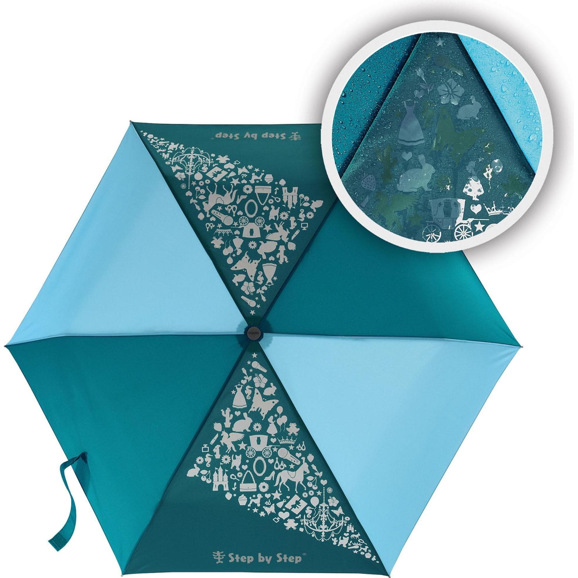 Doppler, Unisex, Regenschirm, Petrol, Blau